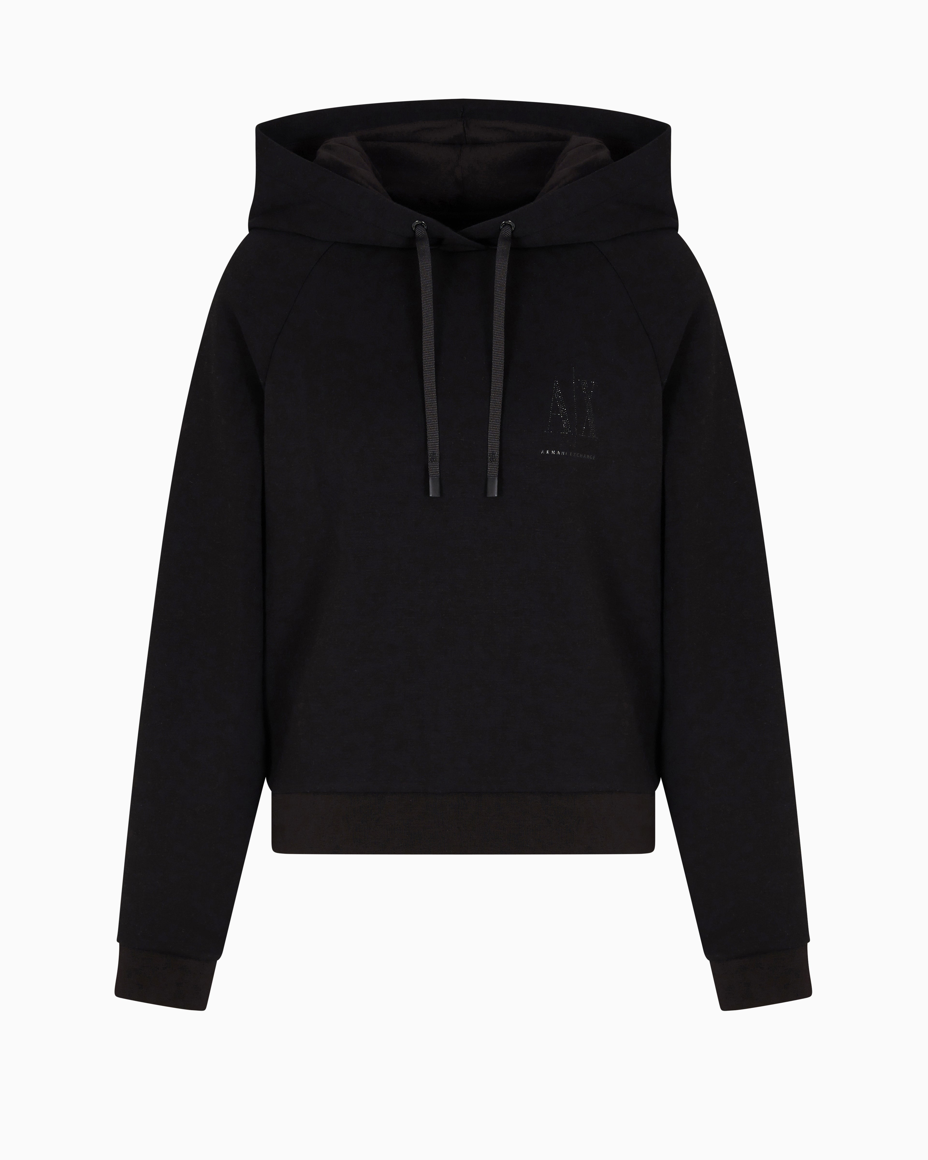 Armani Exchange Camisola Sweat Xw000827 Af13397 Black Preto_shot4