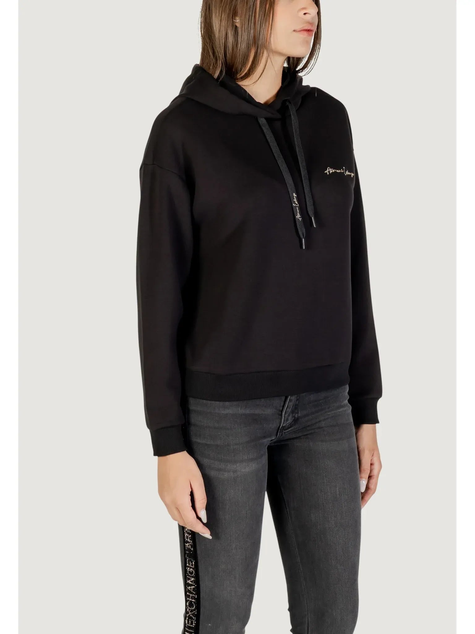 Armani Exchange Camisola Sweat Xw000836 Af13397 Blk Gold Preto Ouro_shot4