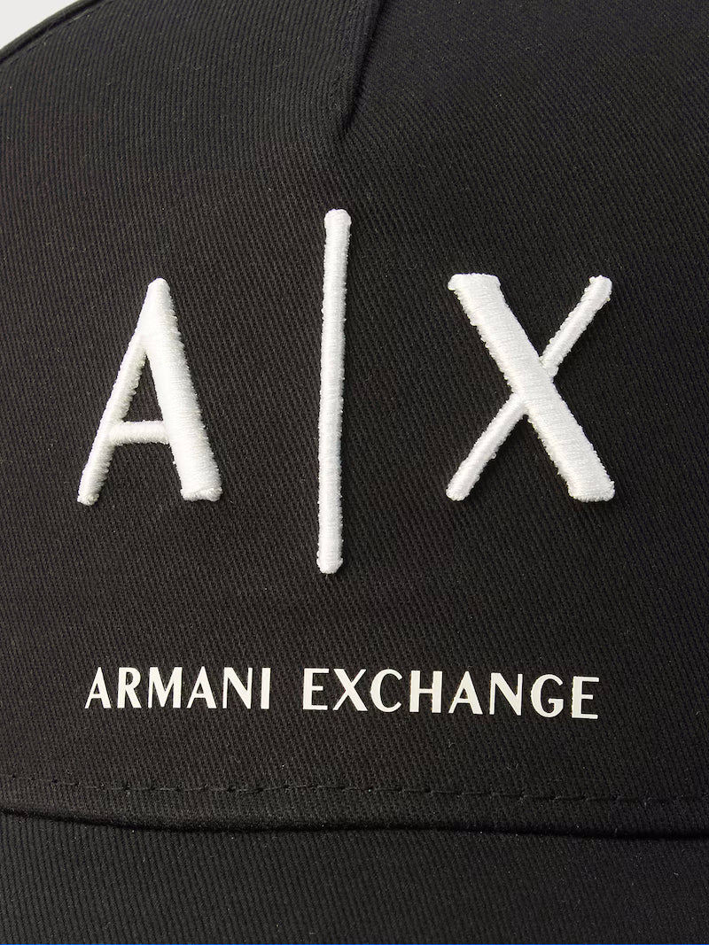 Armani Exchange Cap Hat Xm002696 Af15502 Blk White Preto Branco_shot3
