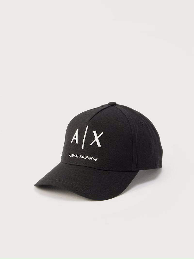 Armani Exchange Cap Hat Xm002696 Af15502 Blk White Preto Branco_shot4