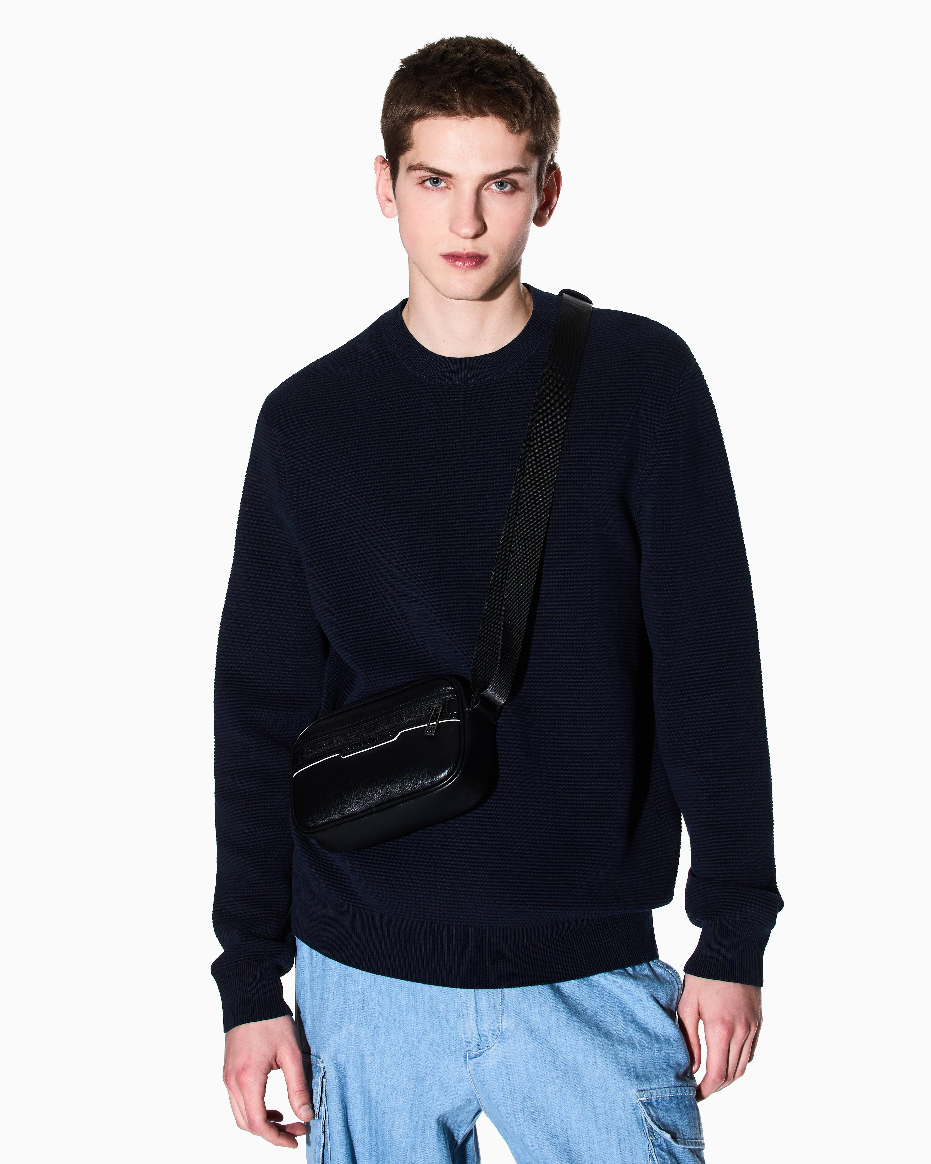 Armani Exchange Crossbody Xm001601 Af17205 Blk Black Preto Preto_shot6