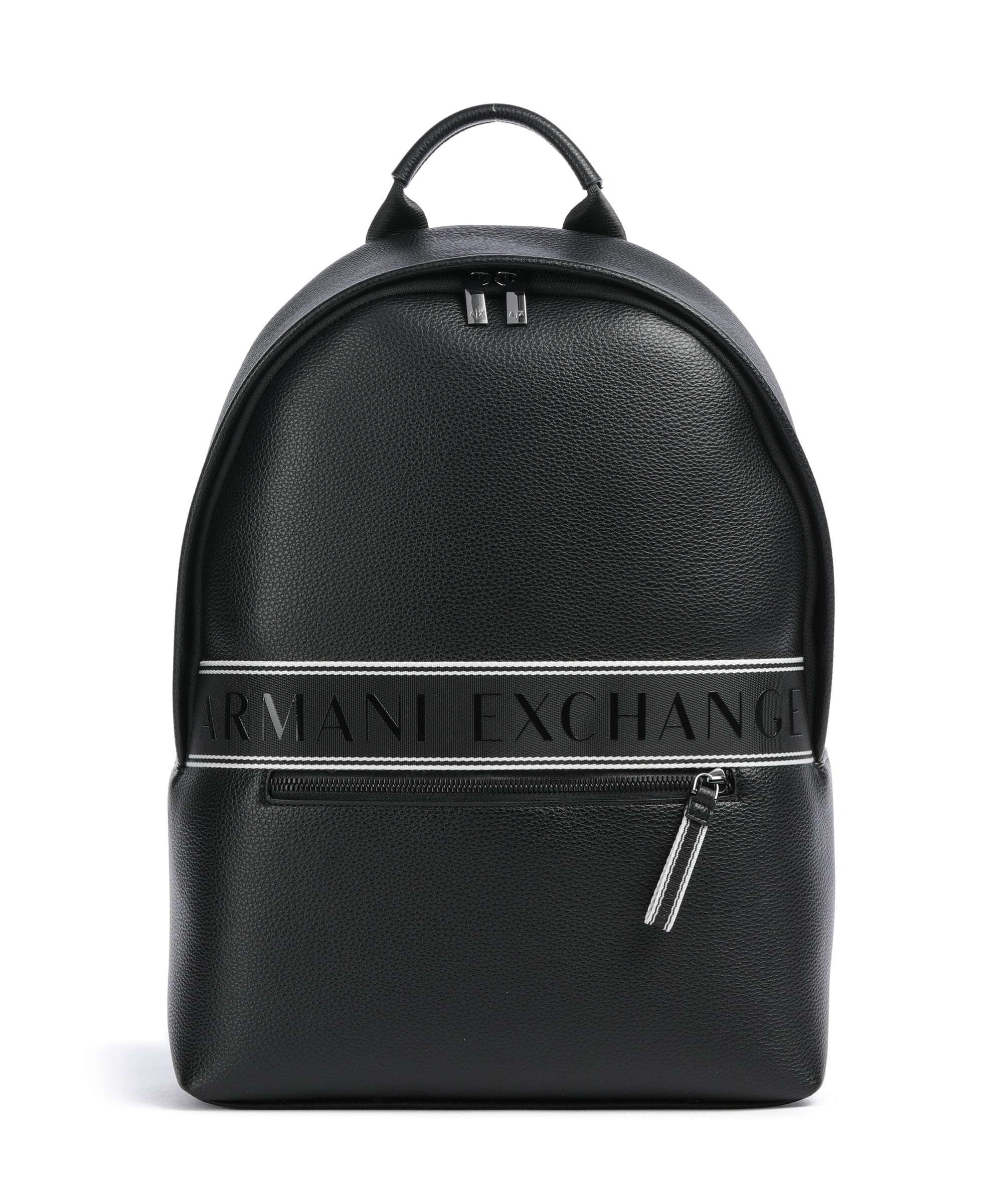 Armani Exchange Mochila Backpack Xm002609 Af22662 Black Preto_shot1