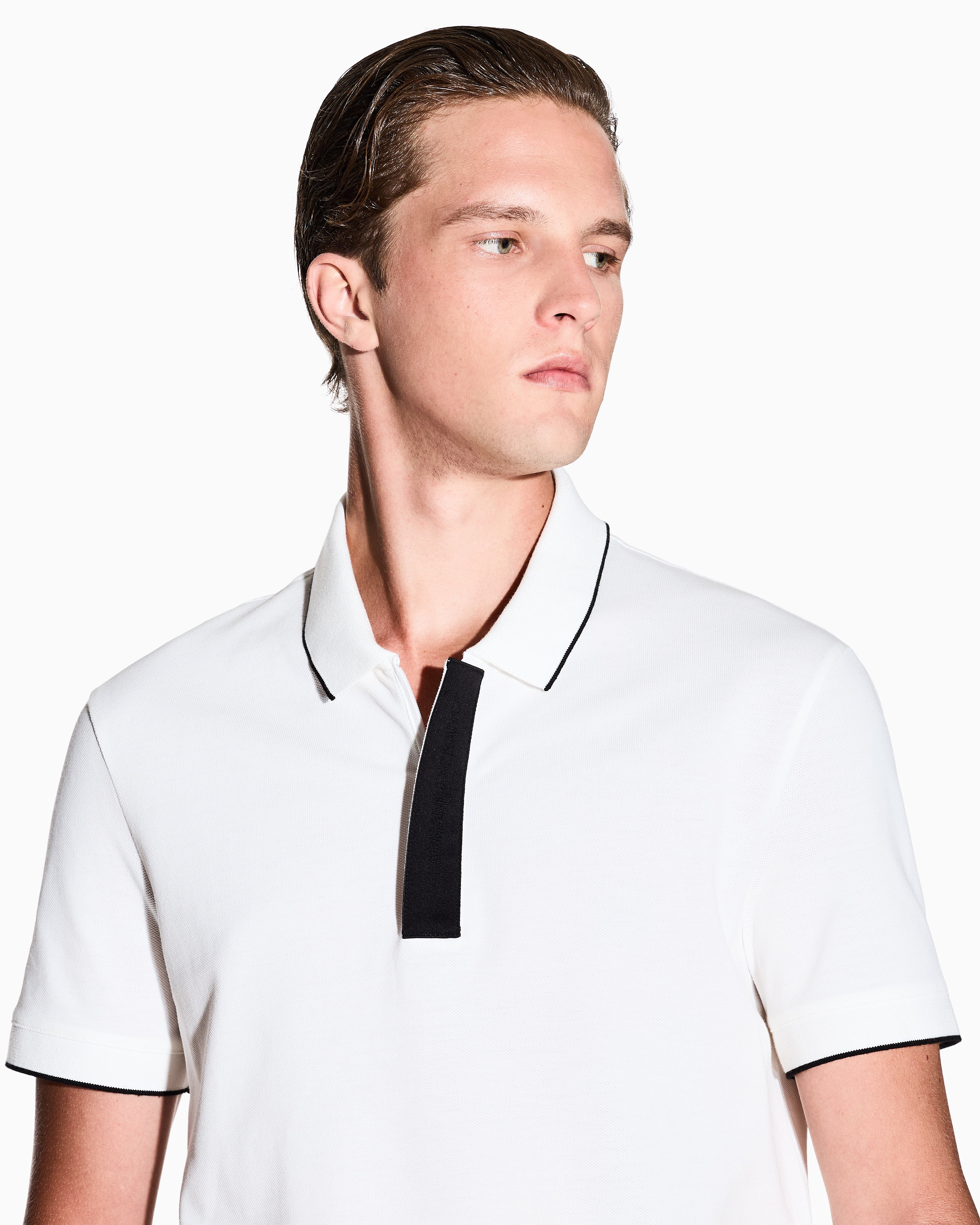 Armani Exchange Polo Xm001285 Af10366 White Branco_shot1