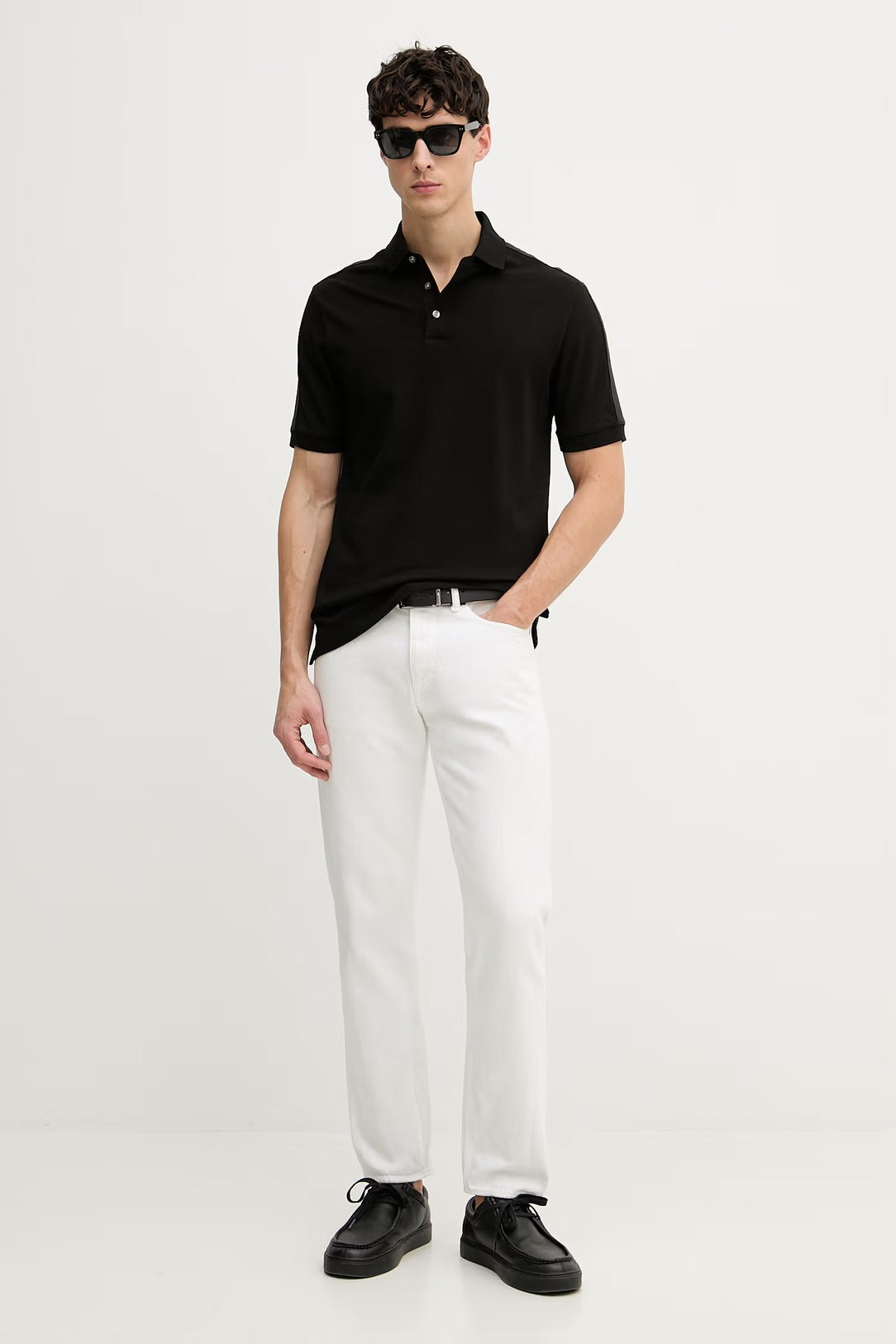 Armani Exchange Polo Xm001290 Af10366 Black Preto_shot2