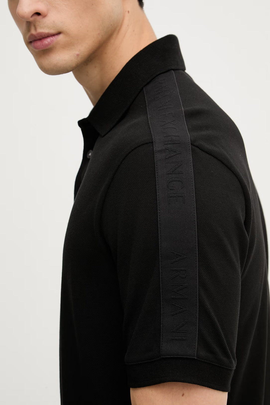 Armani Exchange Polo Xm001290 Af10366 Black Preto_shot3