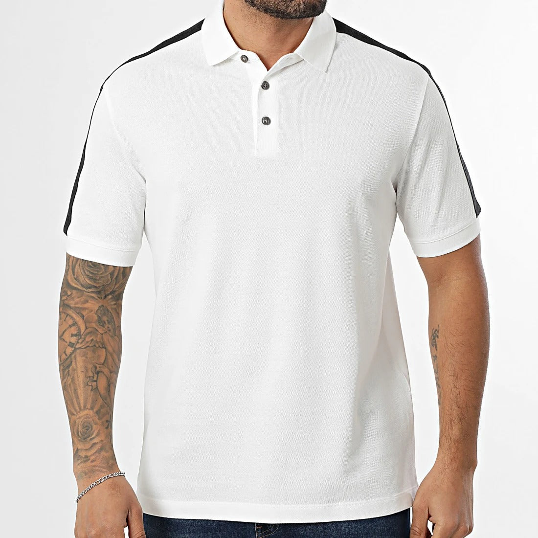 Armani Exchange Polo Xm001290 Af10366 White Branco_shot1