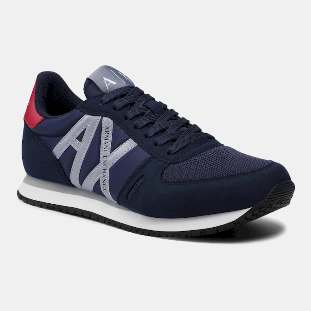 Armani Exchange Sapatilhas Sneakers Shoes X017 Xv028 Nv Sil Red Navy Preateado Vermelho Shot2