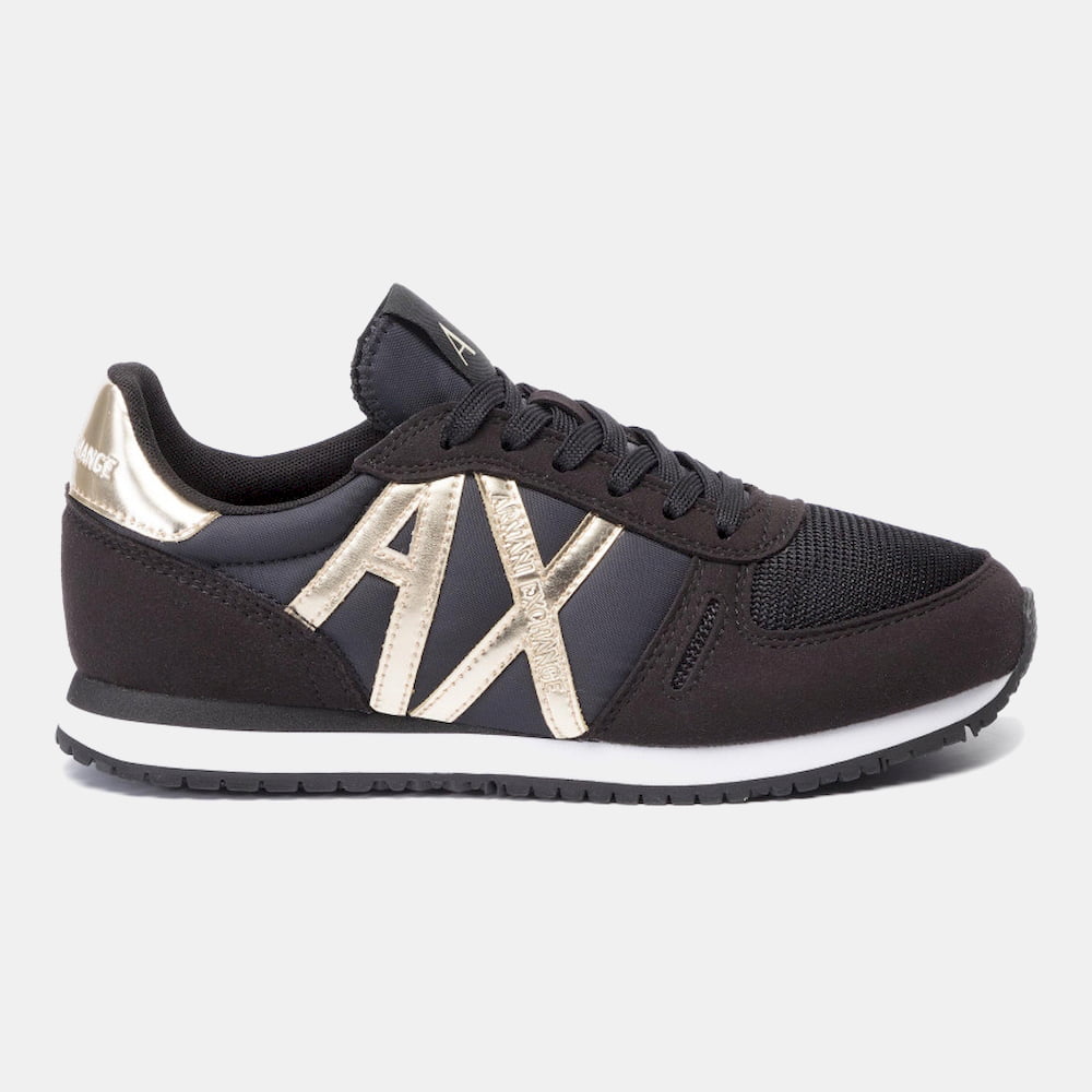 Armani Exchange Sapatilhas Sneakers Shoes Xdx031 Xcc62 Blk Gold Preto Ouro Shot4