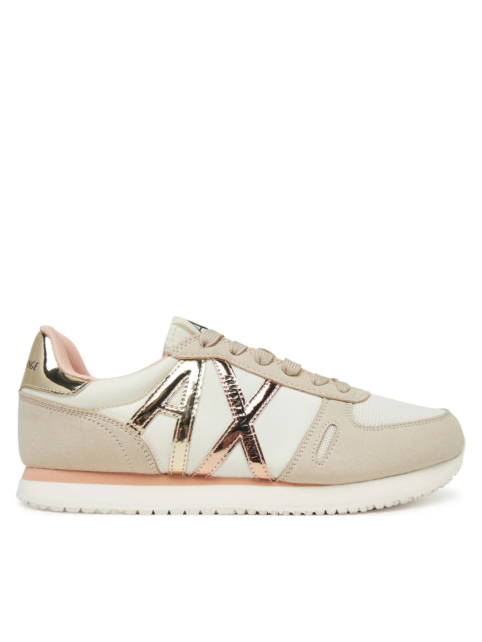 Armani Exchange Sapatilhas Sneakers Shoes Xdx031 Xv137 White Rose Branco Rose_shot6