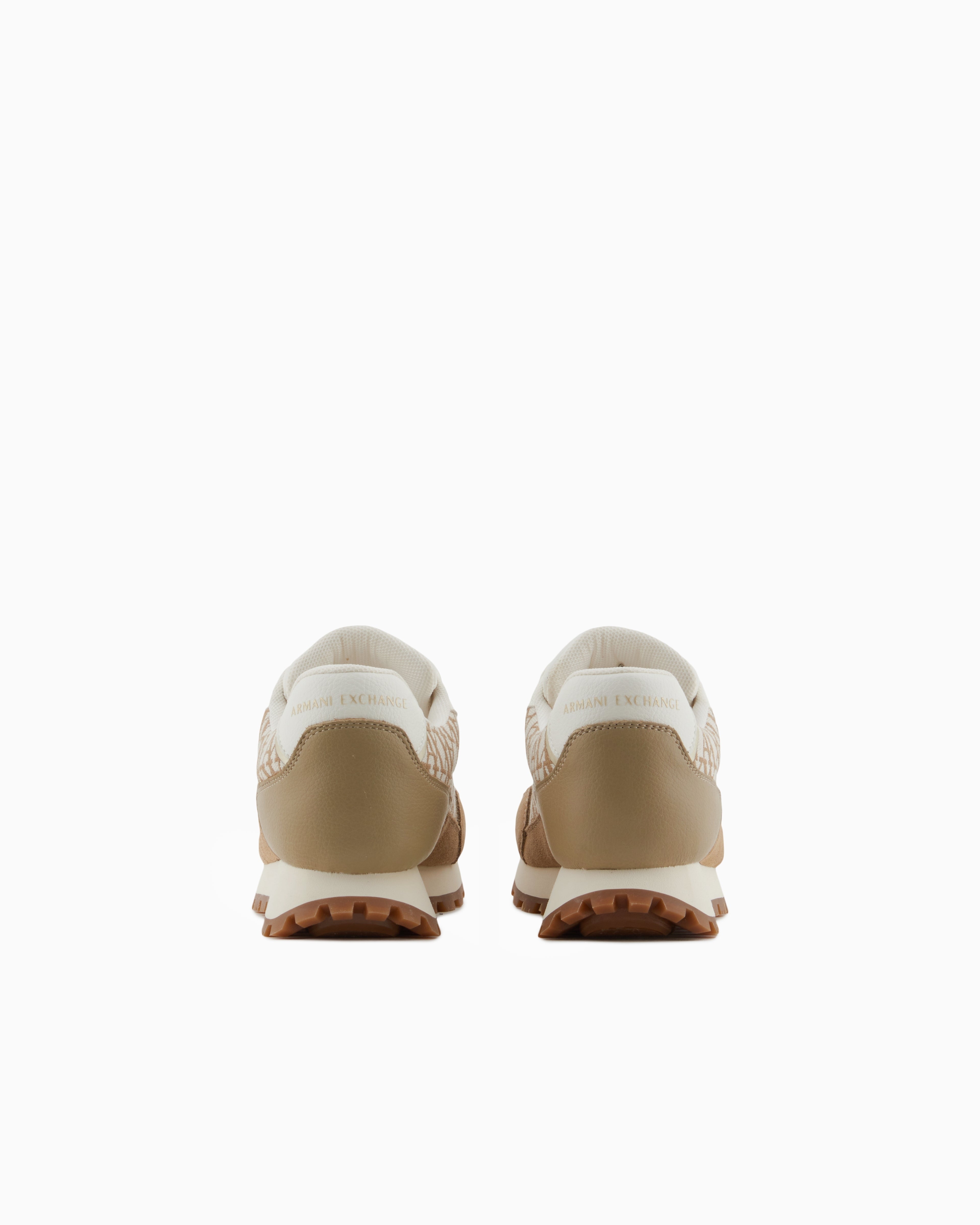 Armani Exchange Sapatilhas Sneakers Shoes Xdx192 Xv941 Beige.logo Beige_shot4
