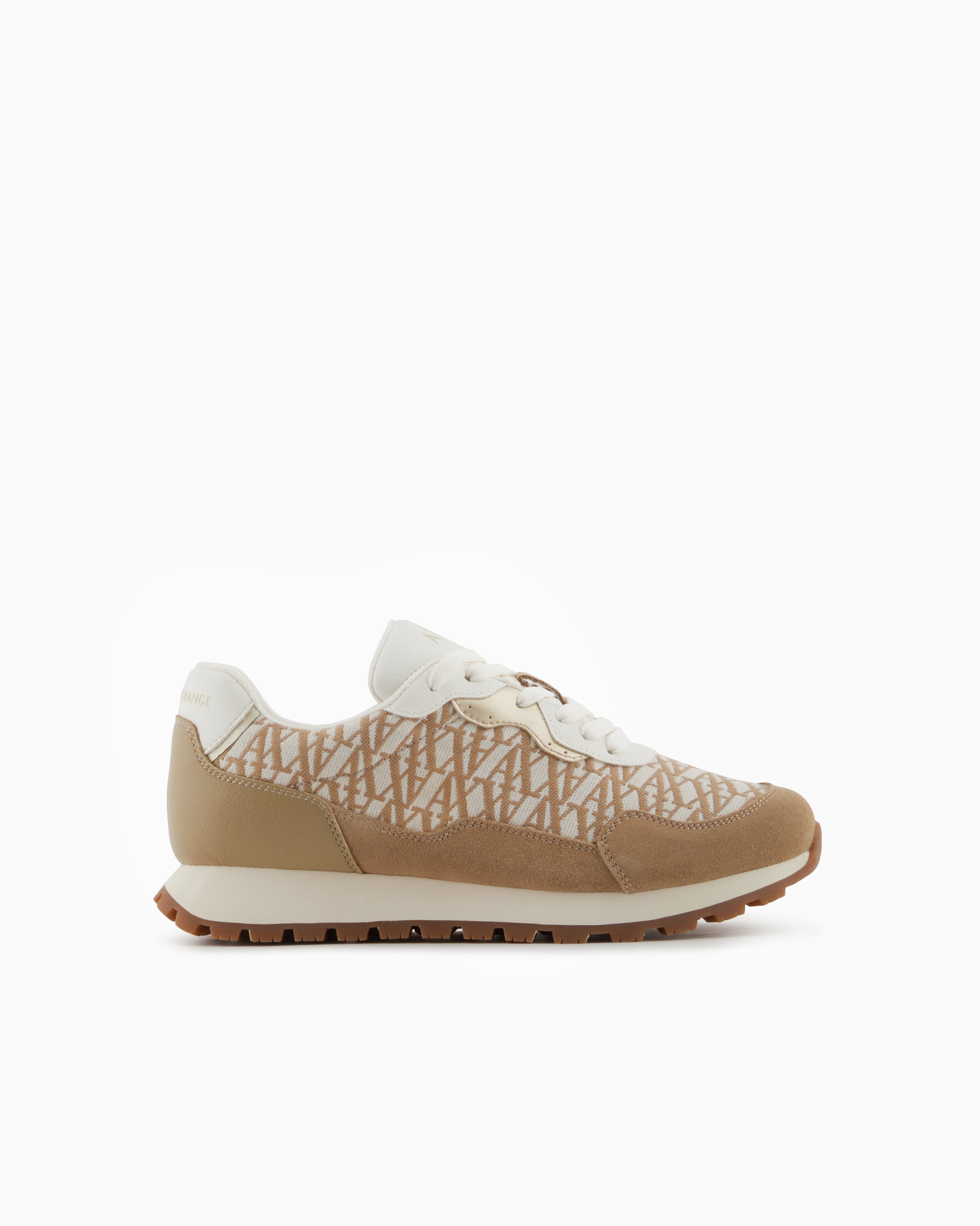 Armani Exchange Sapatilhas Sneakers Shoes Xdx192 Xv941 Beige.logo Beige_shot5