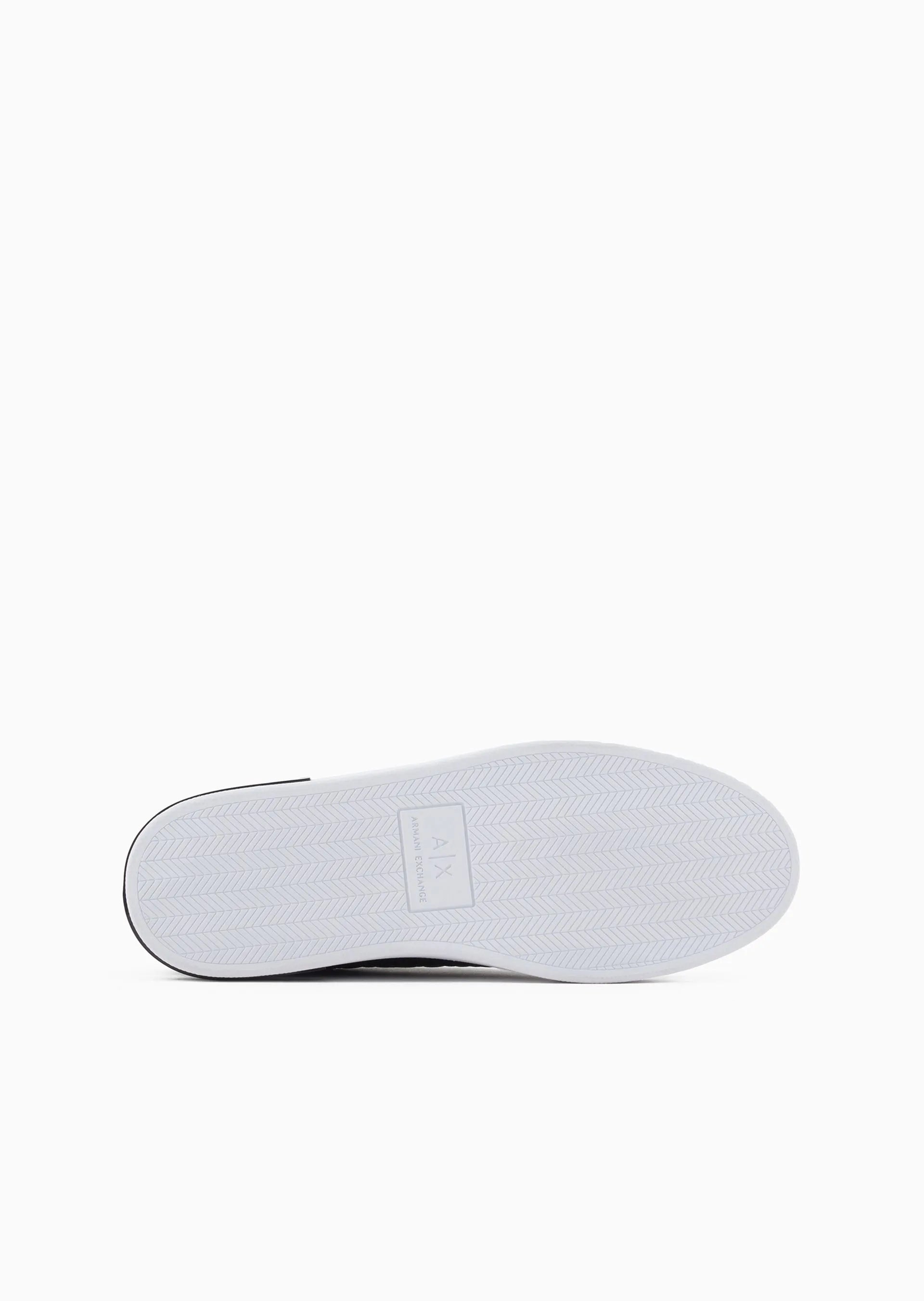 Armani Exchange Sapatilhas Sneakers Shoes Xm000140 Af11916 Blk White Preto Branco_shot6