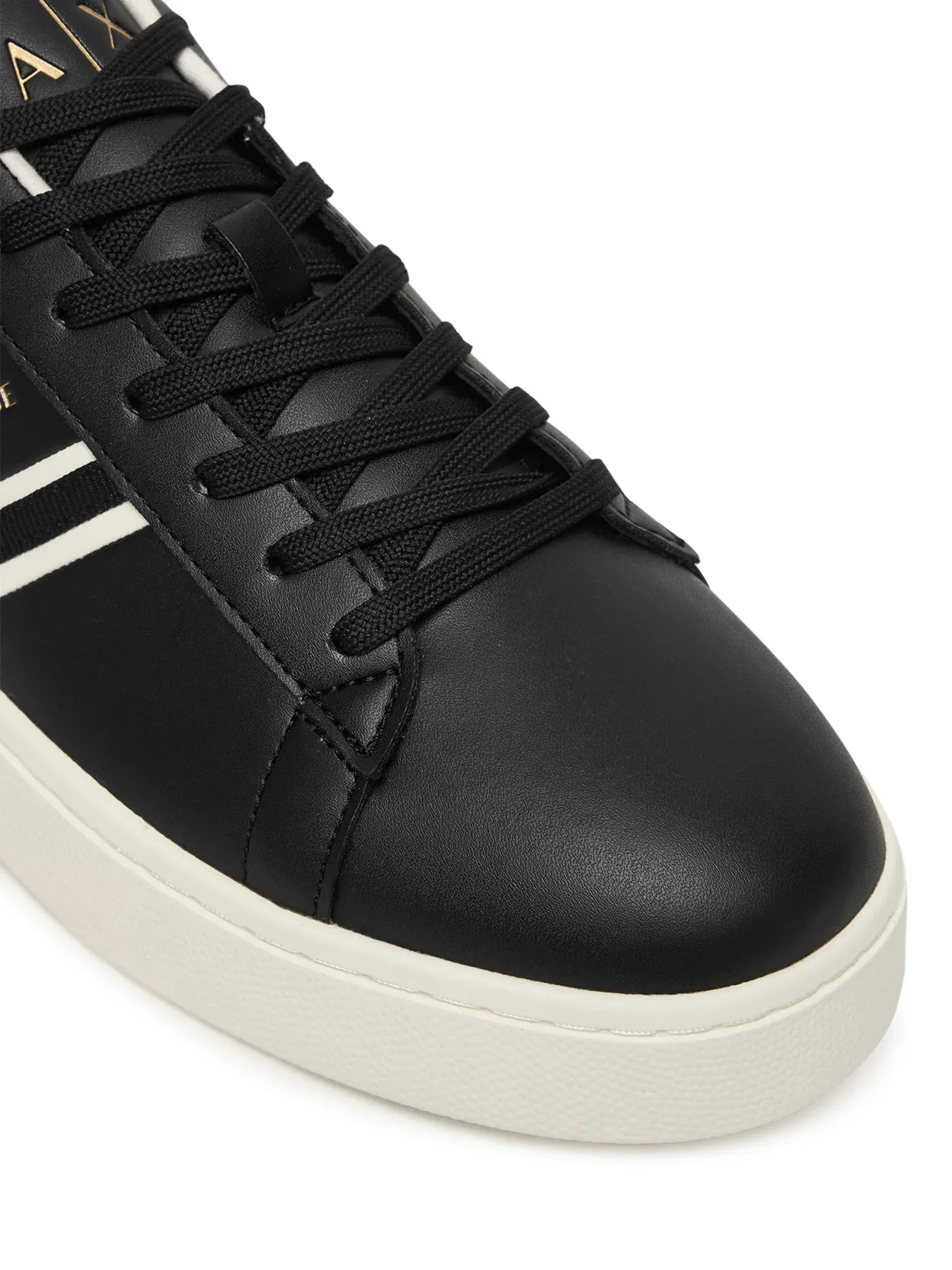 Armani Exchange Sapatilhas Sneakers Shoes Xm002198 Af21421 Blk White Preto Branco_shot7