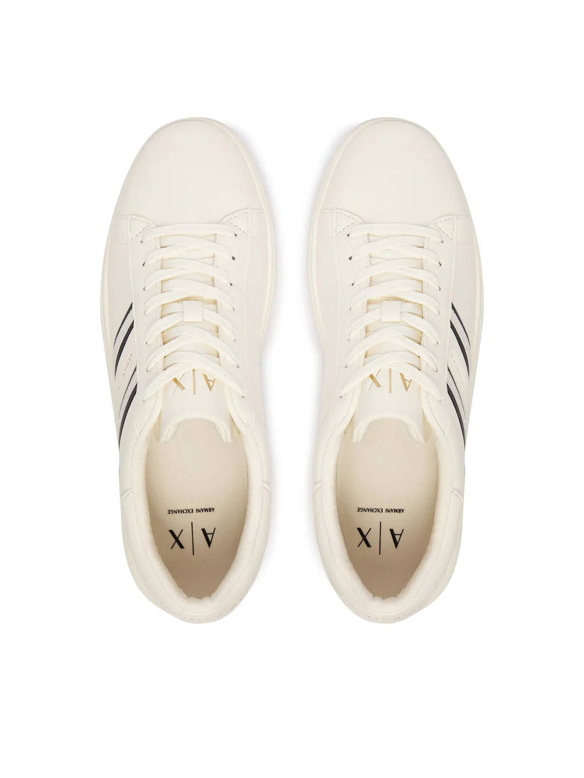 Armani Exchange Sapatilhas Sneakers Shoes Xm002198 Af21421 Whi Black Branco Preto_shot5