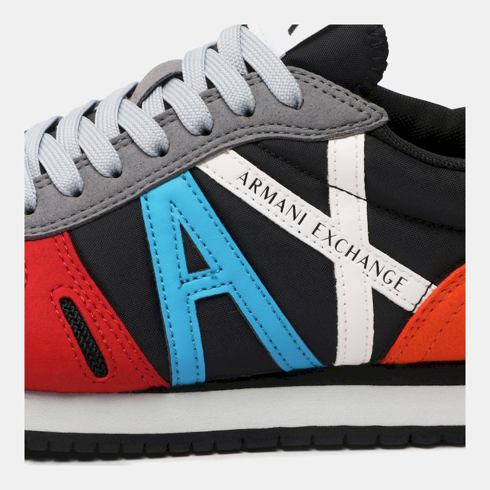 Armani Exchange Sapatilhas Sneakers Shoes Xux017 Xv028 Blk Multi Preto Multicolor Shot12