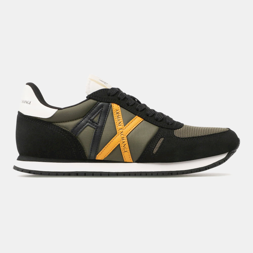Armani Exchange Sapatilhas Sneakers Shoes Xux017 Xv028 Olive Blk Olive Preto Shot4