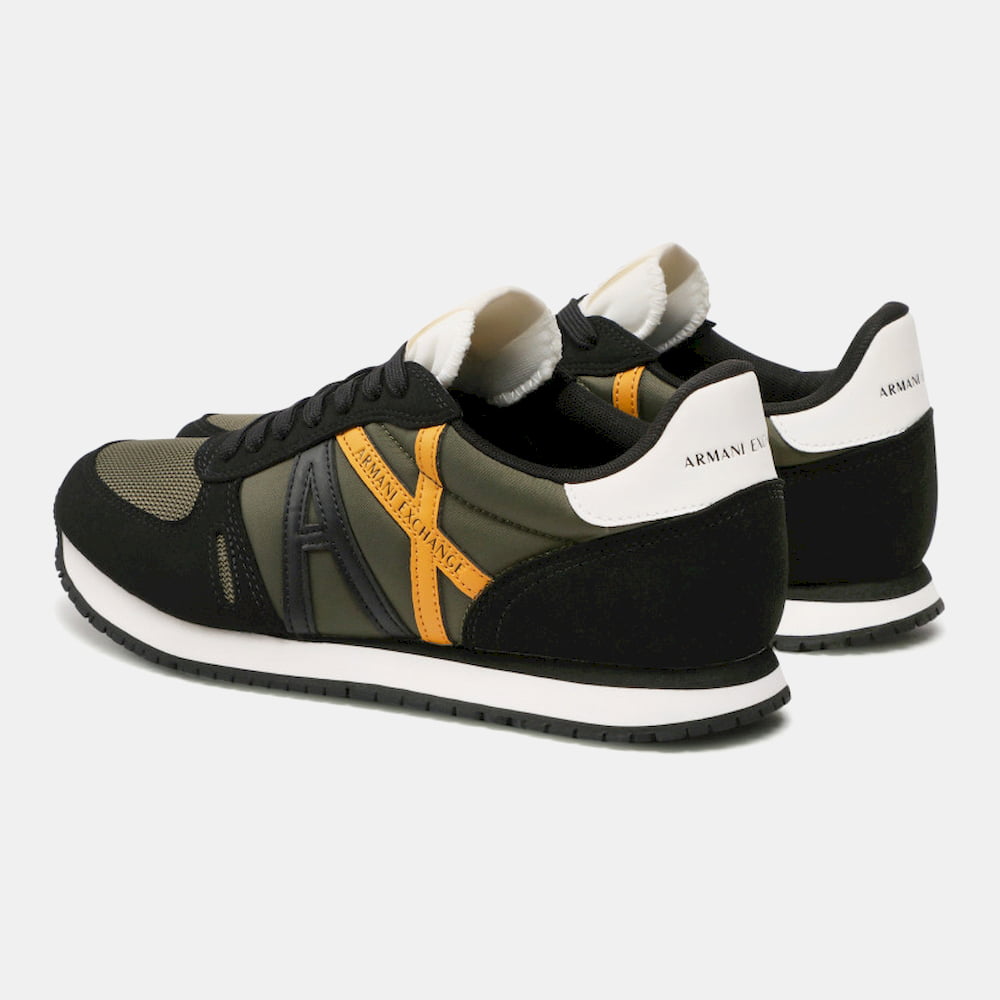 Armani Exchange Sapatilhas Sneakers Shoes Xux017 Xv028 Olive Blk Olive Preto Shot6