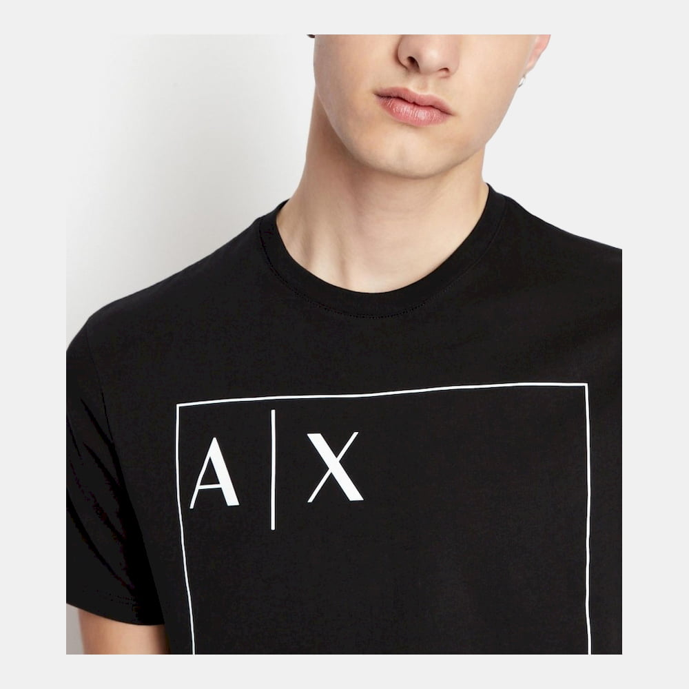 Armani Exchange T Shirt 6lztay Zjfcz Black Preto Shot4