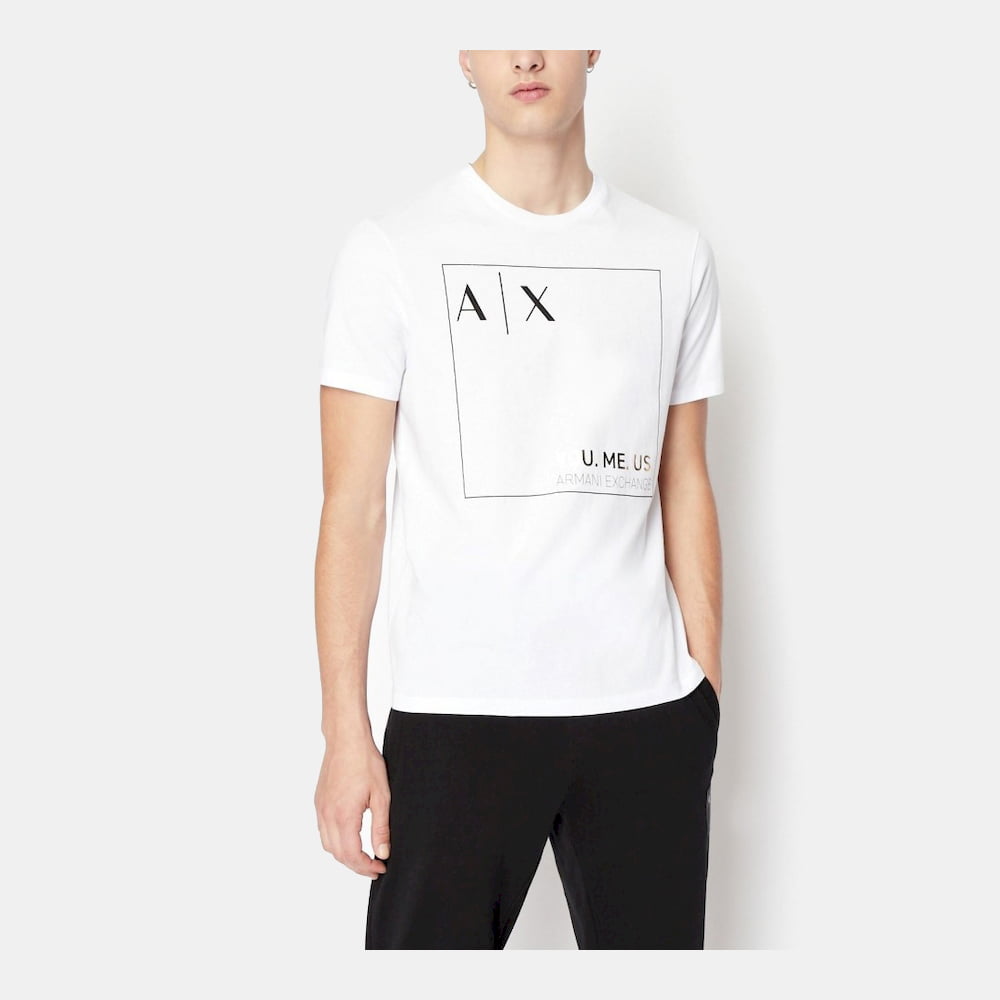 Armani Exchange T Shirt 6lztay Zjfcz White Branco Shot8