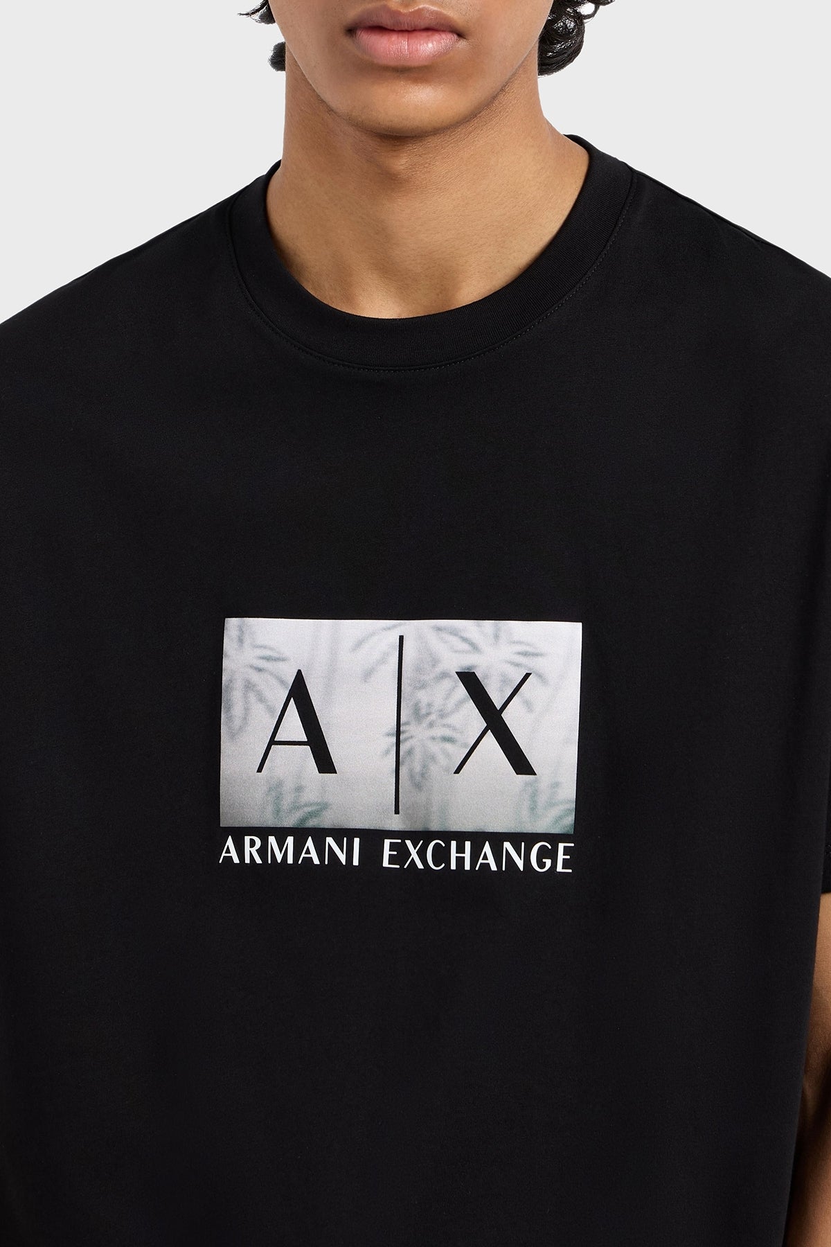 Armani Exchange T Shirt Xm000555 Af10358 Black Preto_shot2