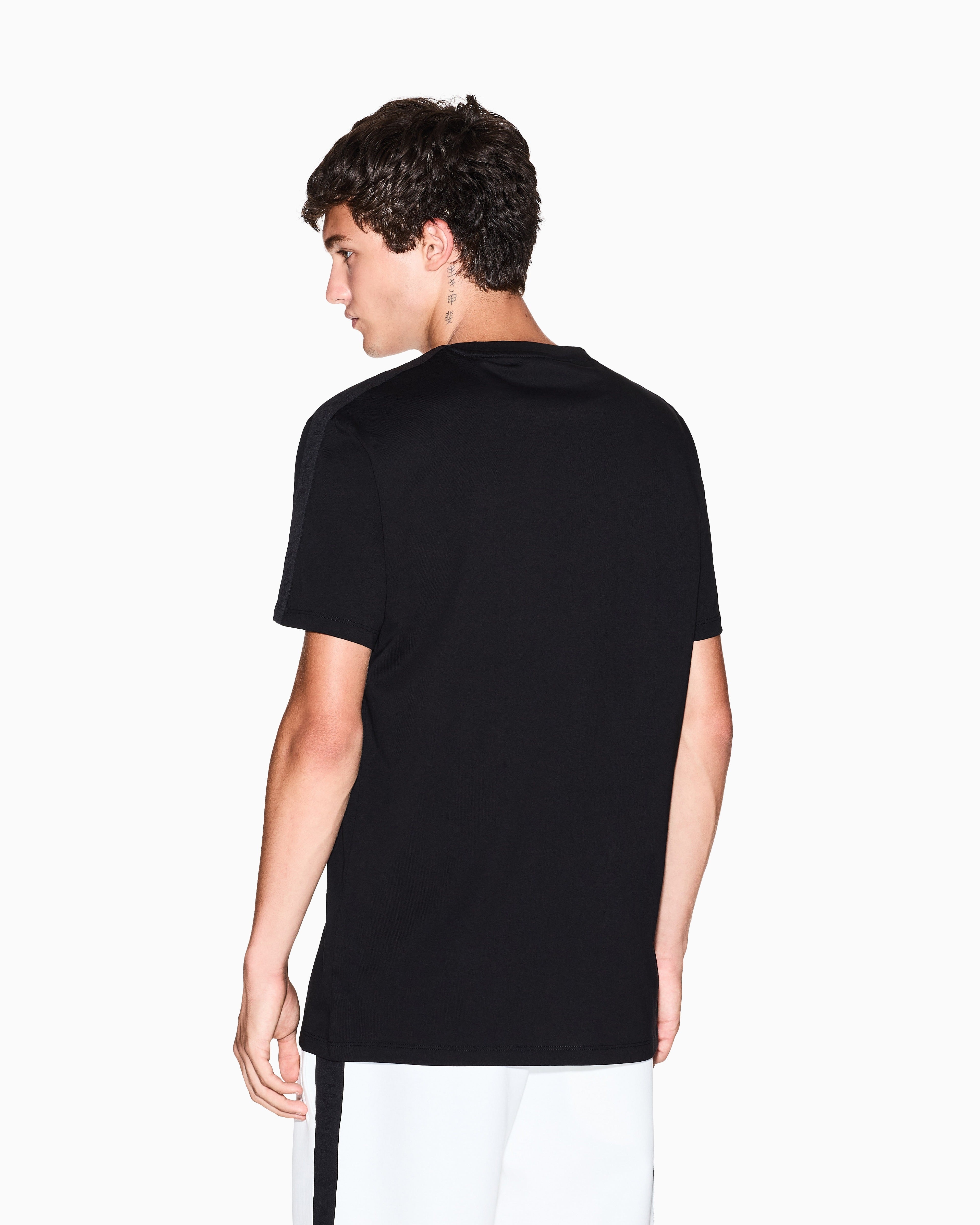 Armani Exchange T Shirt Xm001283 Af10361 Black Preto_shot3