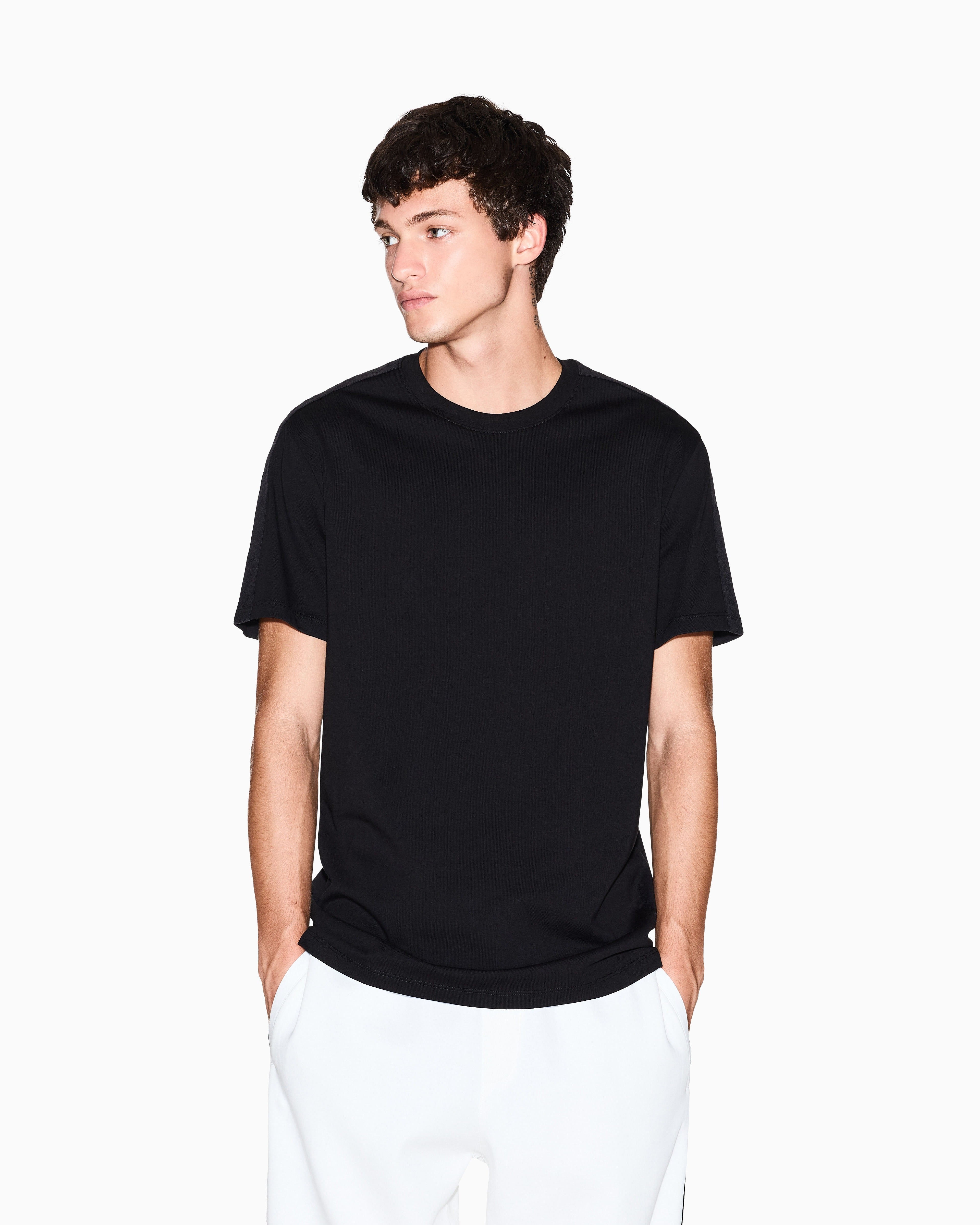 Armani Exchange T Shirt Xm001283 Af10361 Black Preto_shot4