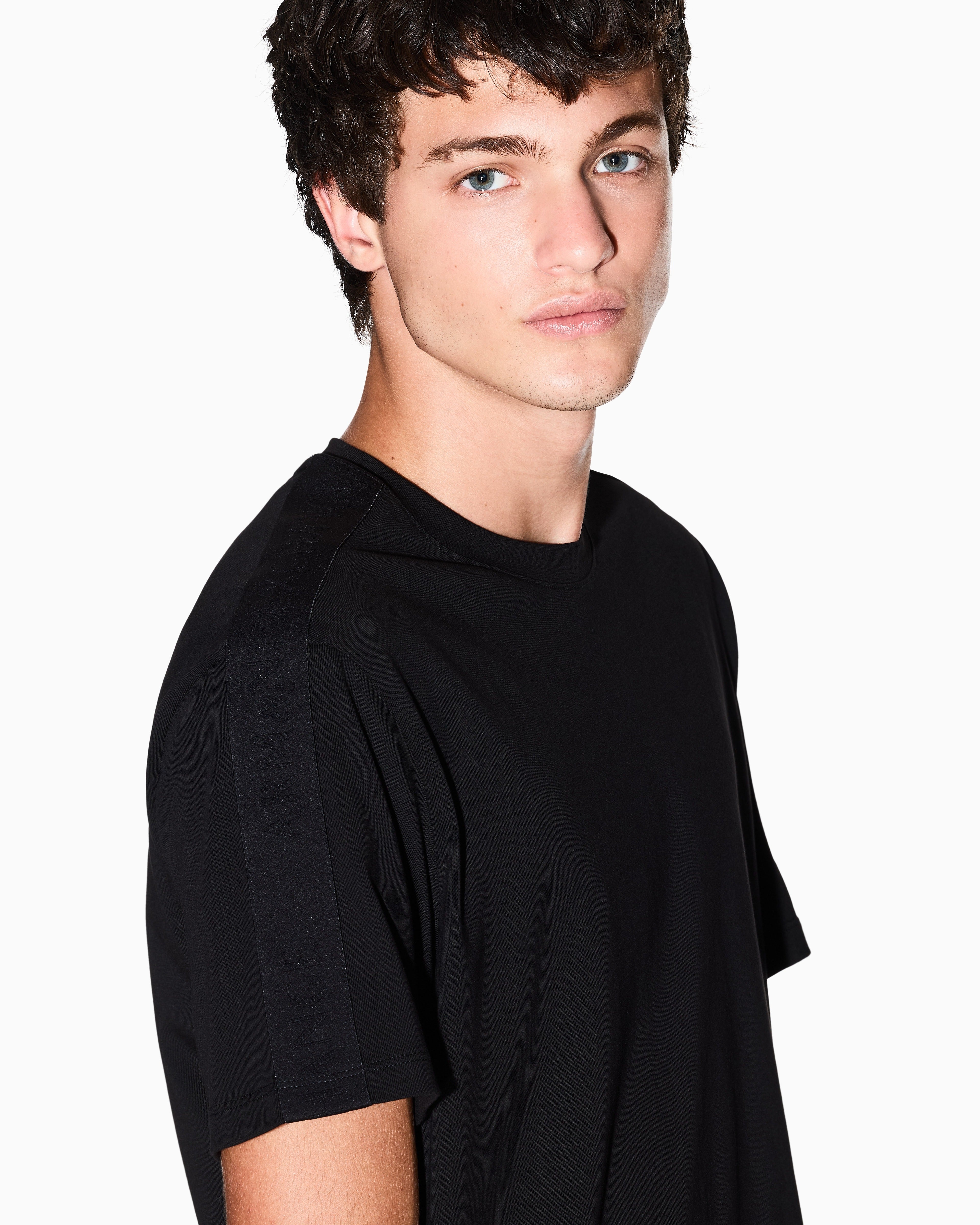Armani Exchange T Shirt Xm001283 Af10361 Black Preto_shot5
