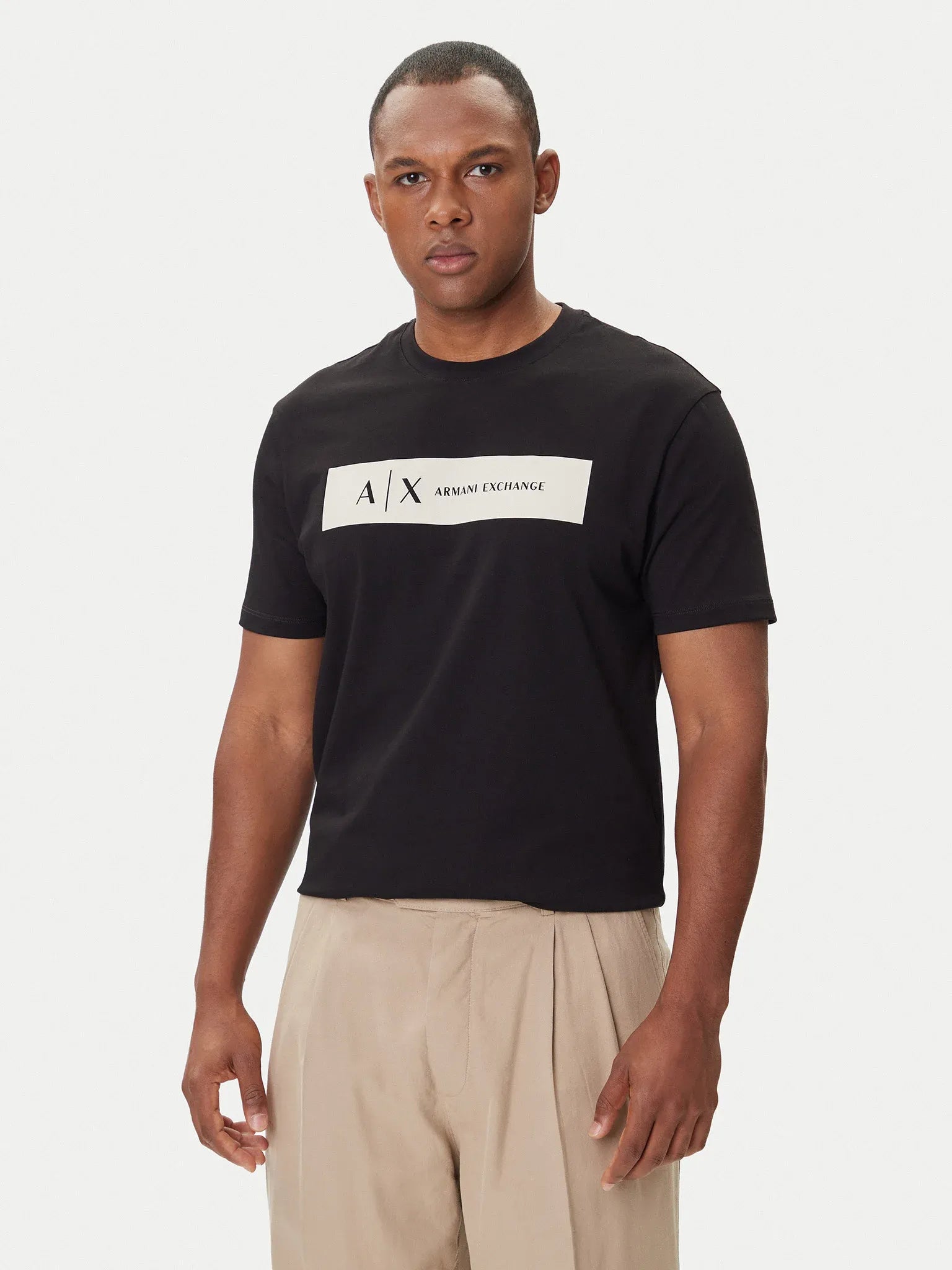 Armani Exchange T Shirt Xm001425 Af10361 Black Preto_shot1