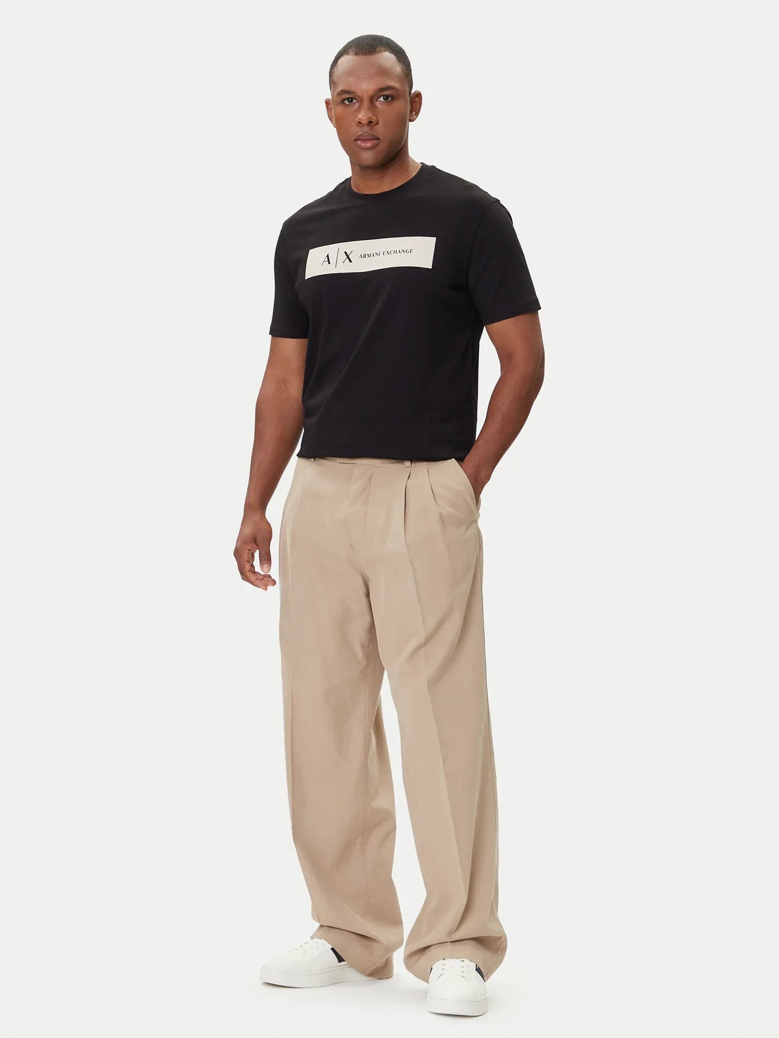 Armani Exchange T Shirt Xm001425 Af10361 Black Preto_shot2