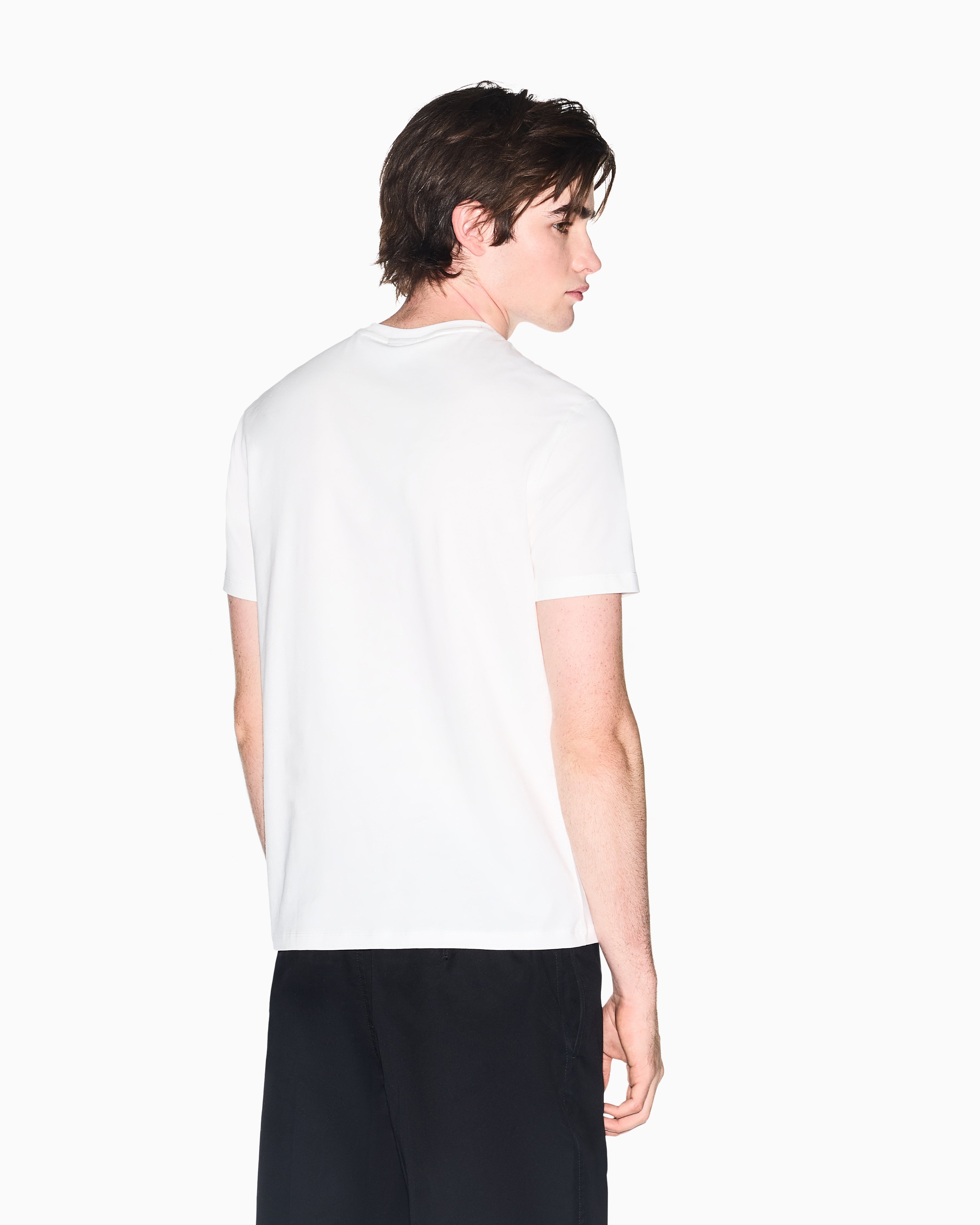Armani Exchange T Shirt Xm002413 Af10361 White Branco_shot5