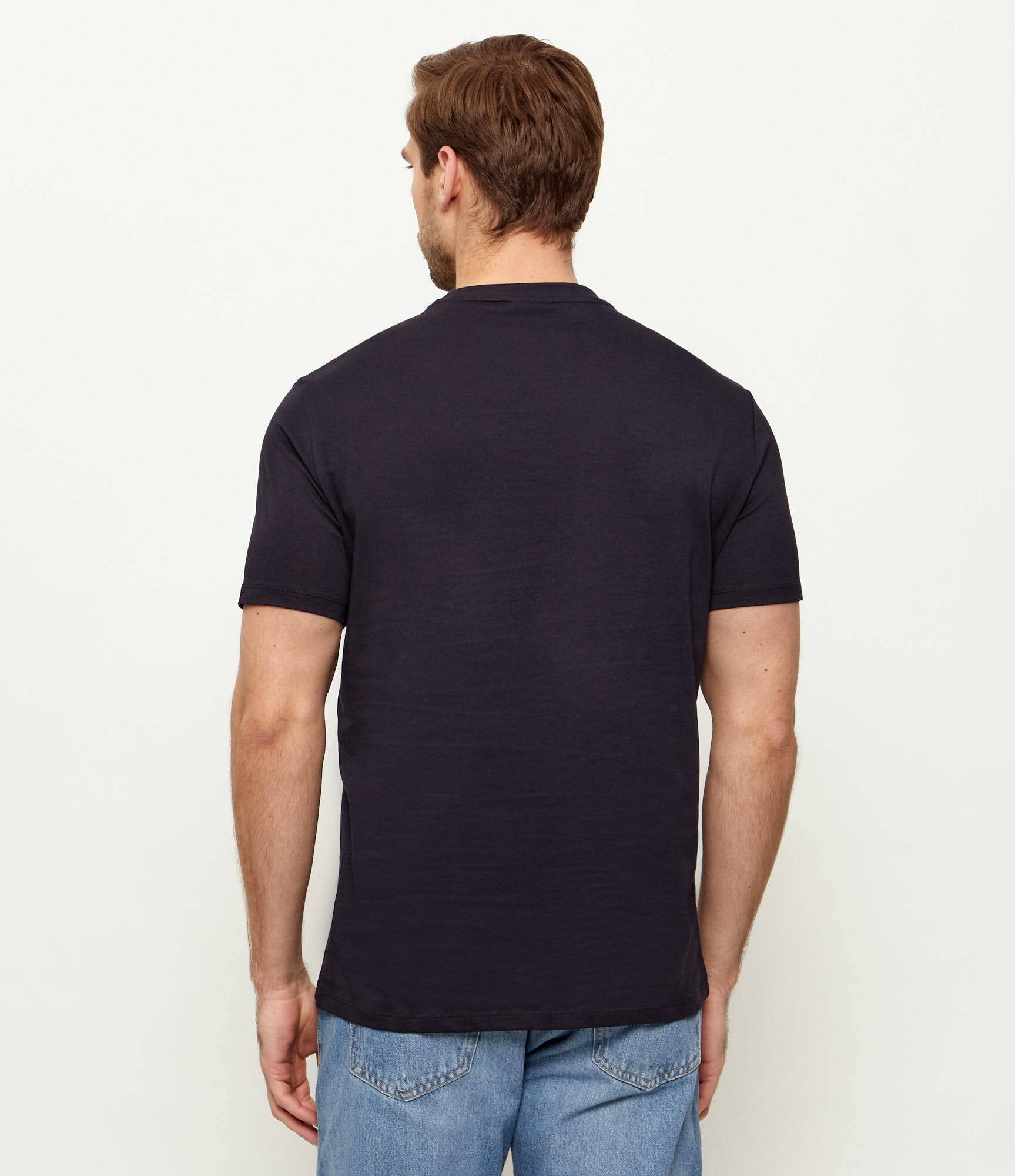 Armani Exchange T Shirt Xm002472 Af10356 Navy Navy_shot3