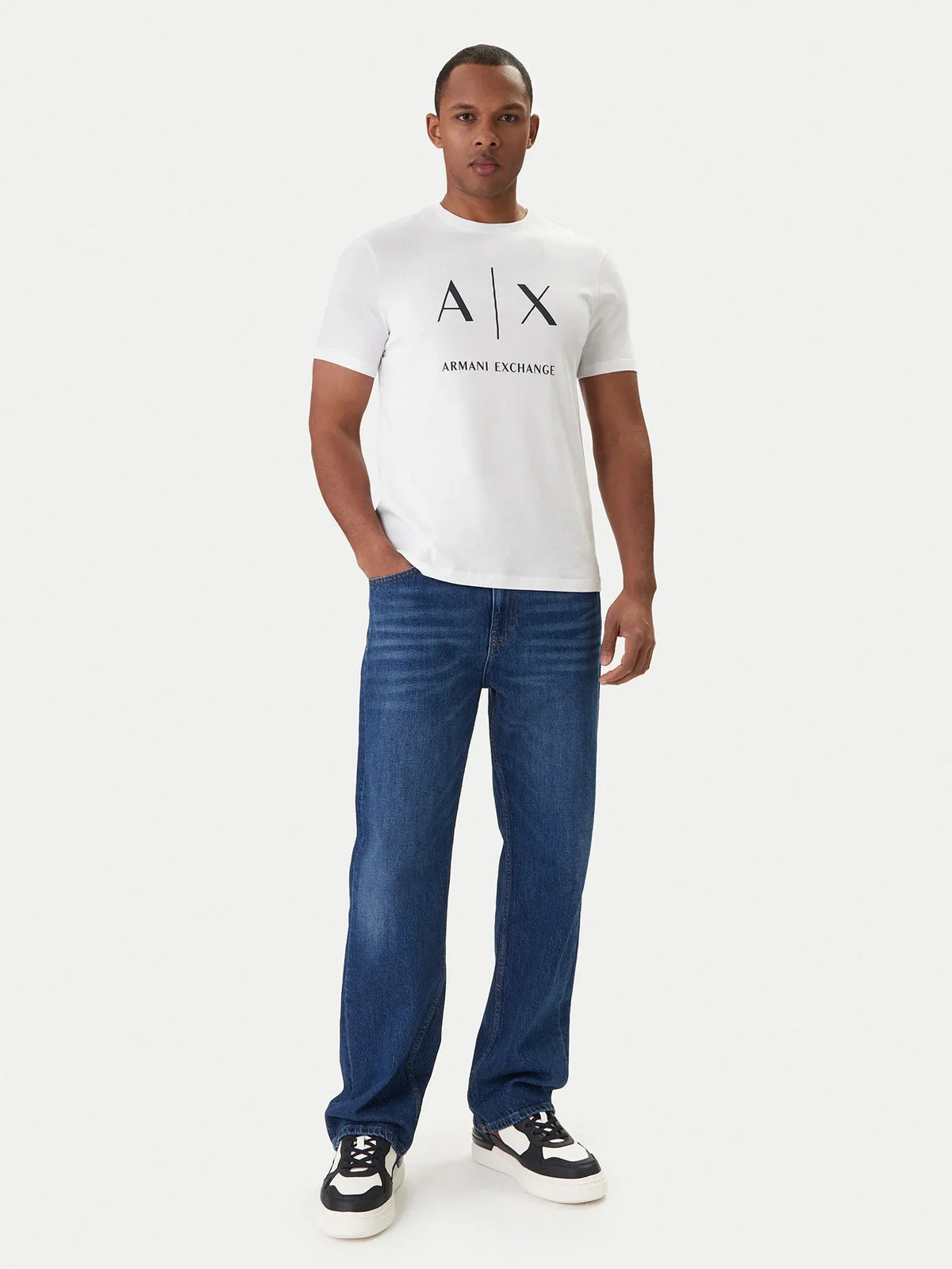 Armani Exchange T Shirt Xm002683 Af10356 White Branco_shot3