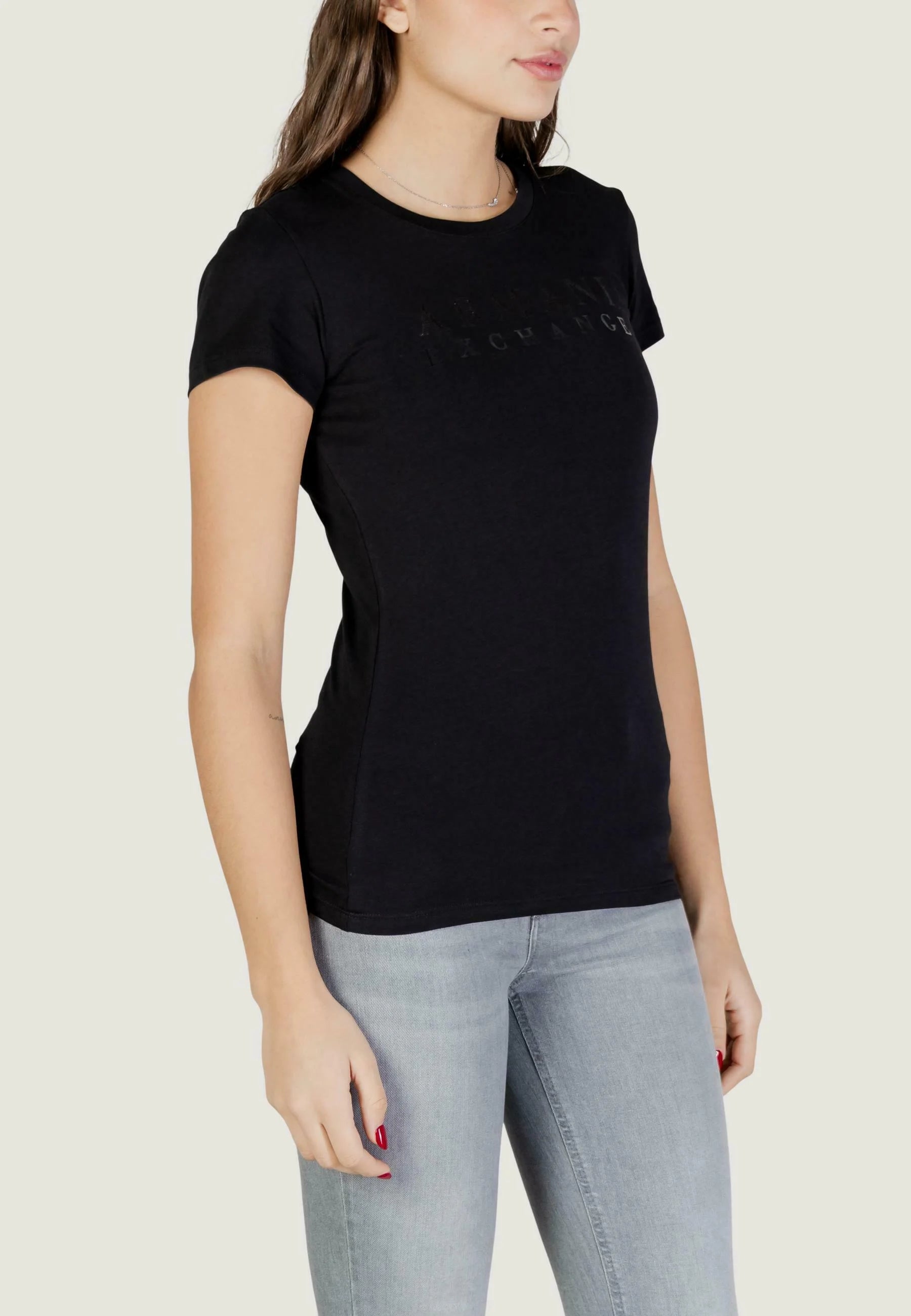 Armani Exchange T Shirt Xw002289 Af17173 Black Preto_shot2
