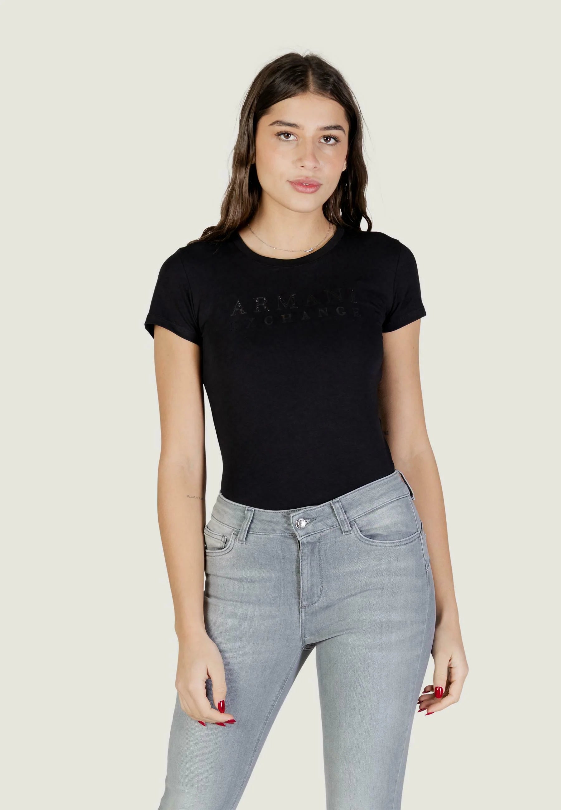 Armani Exchange T Shirt Xw002289 Af17173 Black Preto_shot4