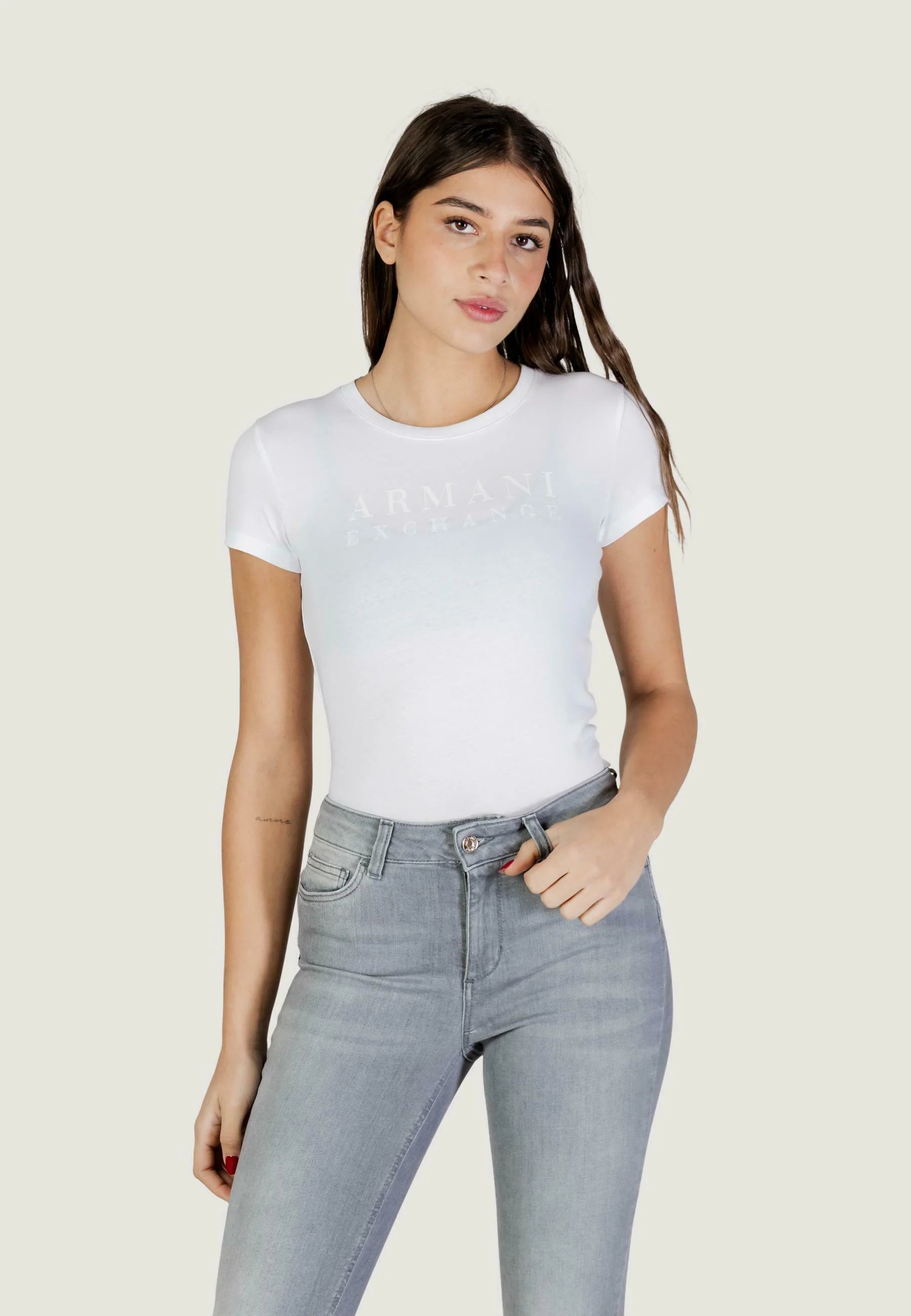 Armani Exchange T Shirt Xw002289 Af17173 White Branco_shot1
