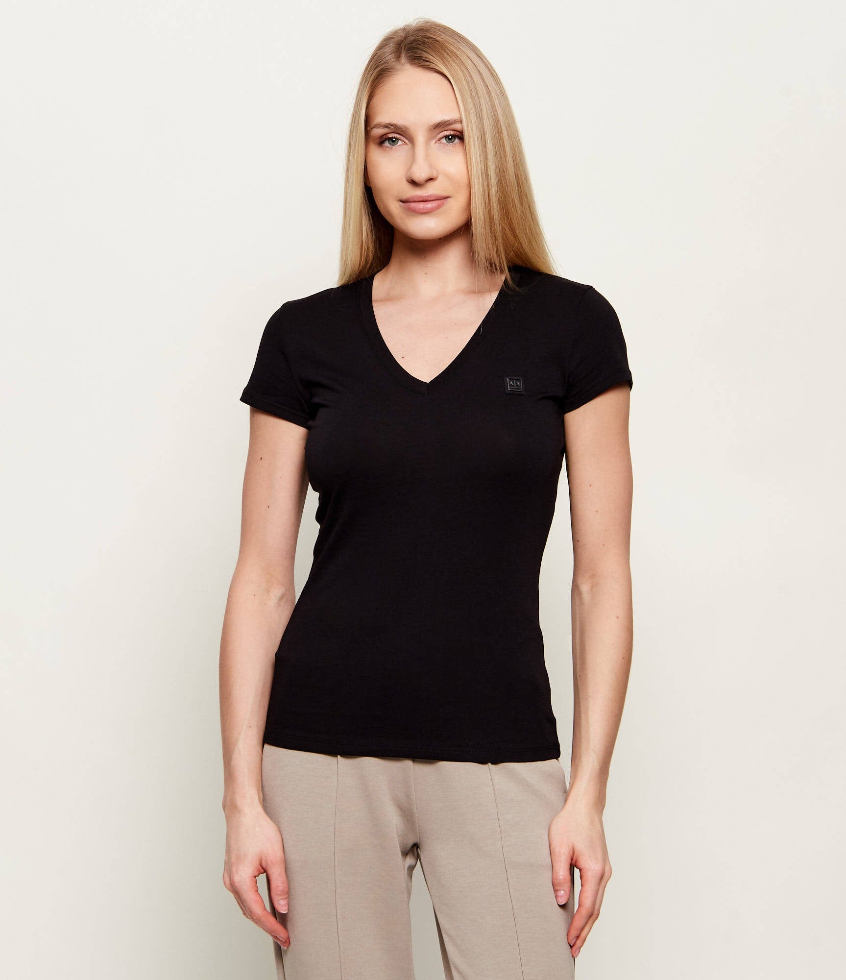 Armani Exchange T Shirt Xw002292 Af10356 Black Preto_shot1