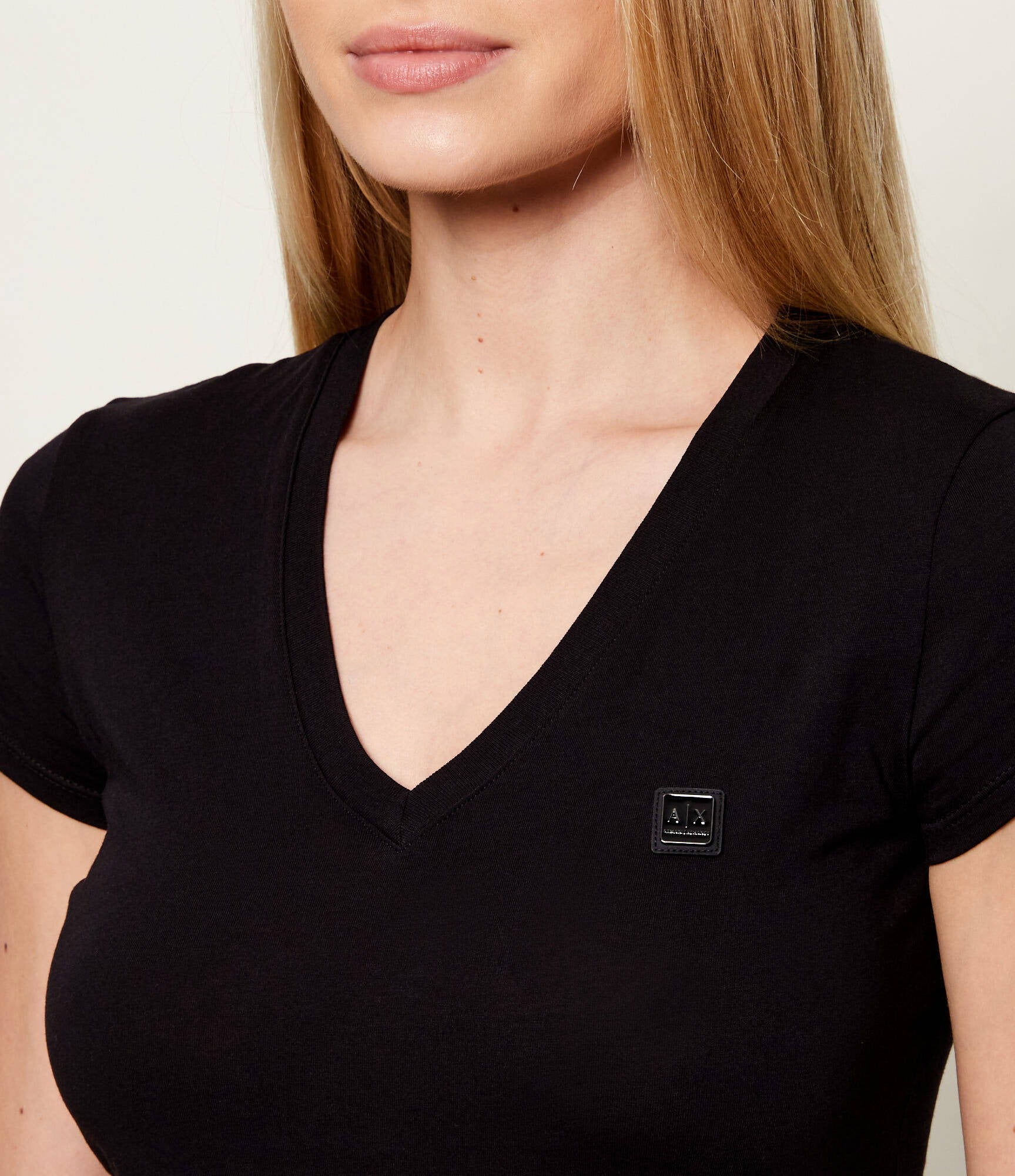 Armani Exchange T Shirt Xw002292 Af10356 Black Preto_shot4