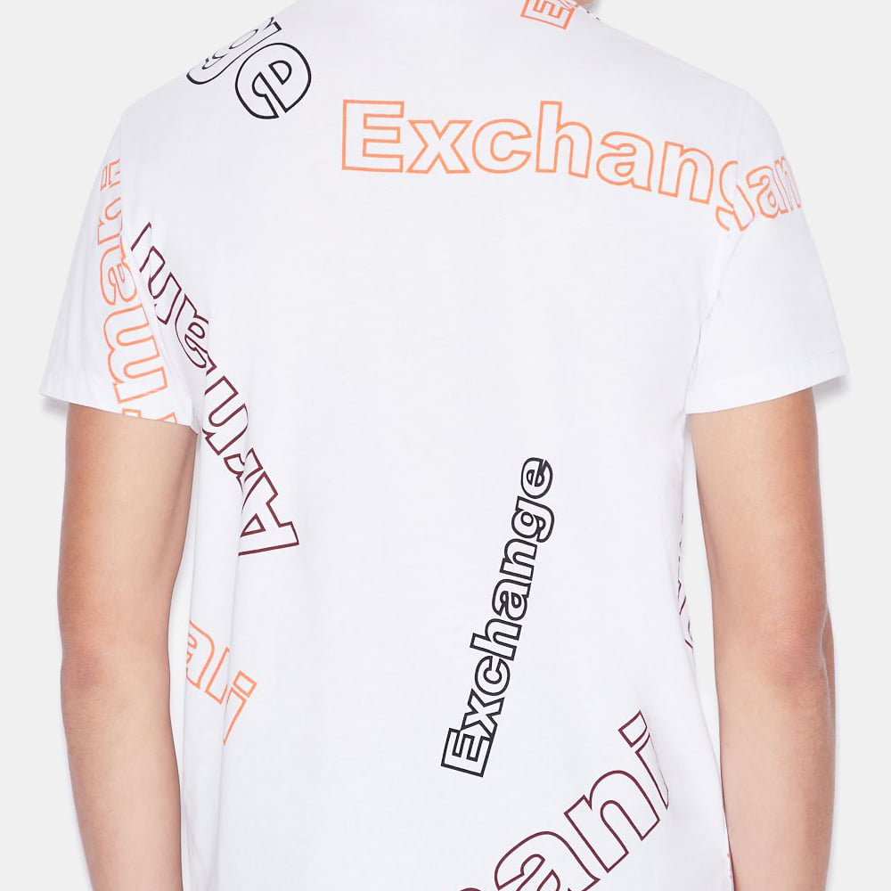 Armani Exchange T Shirt Ztfc Zjh4z White Branco Shot7