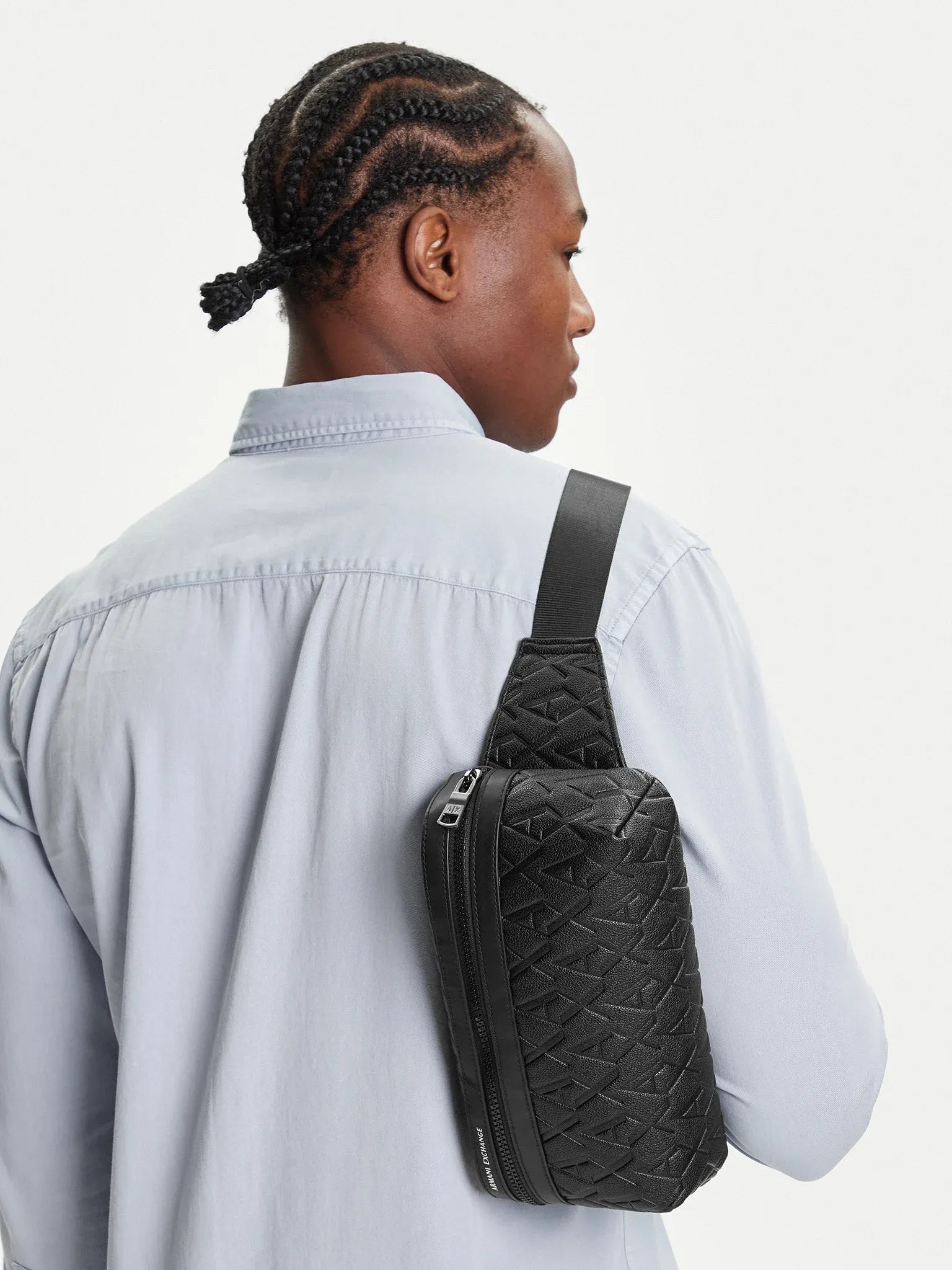 Armani Exchange Waistbag Xm000844 Af12133 Black Preto_shot2