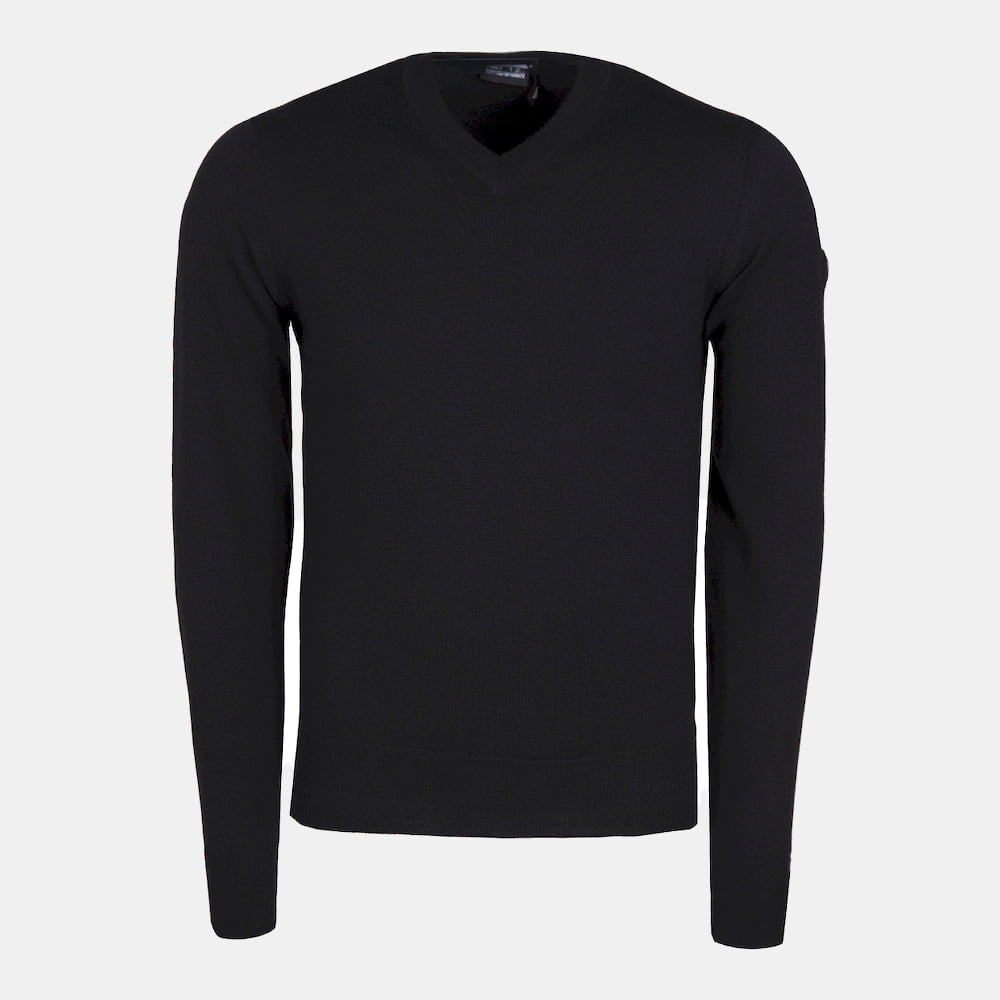 Armani Malha Emporio Sweater Pmz7 Pm04z Black Preto Shot1