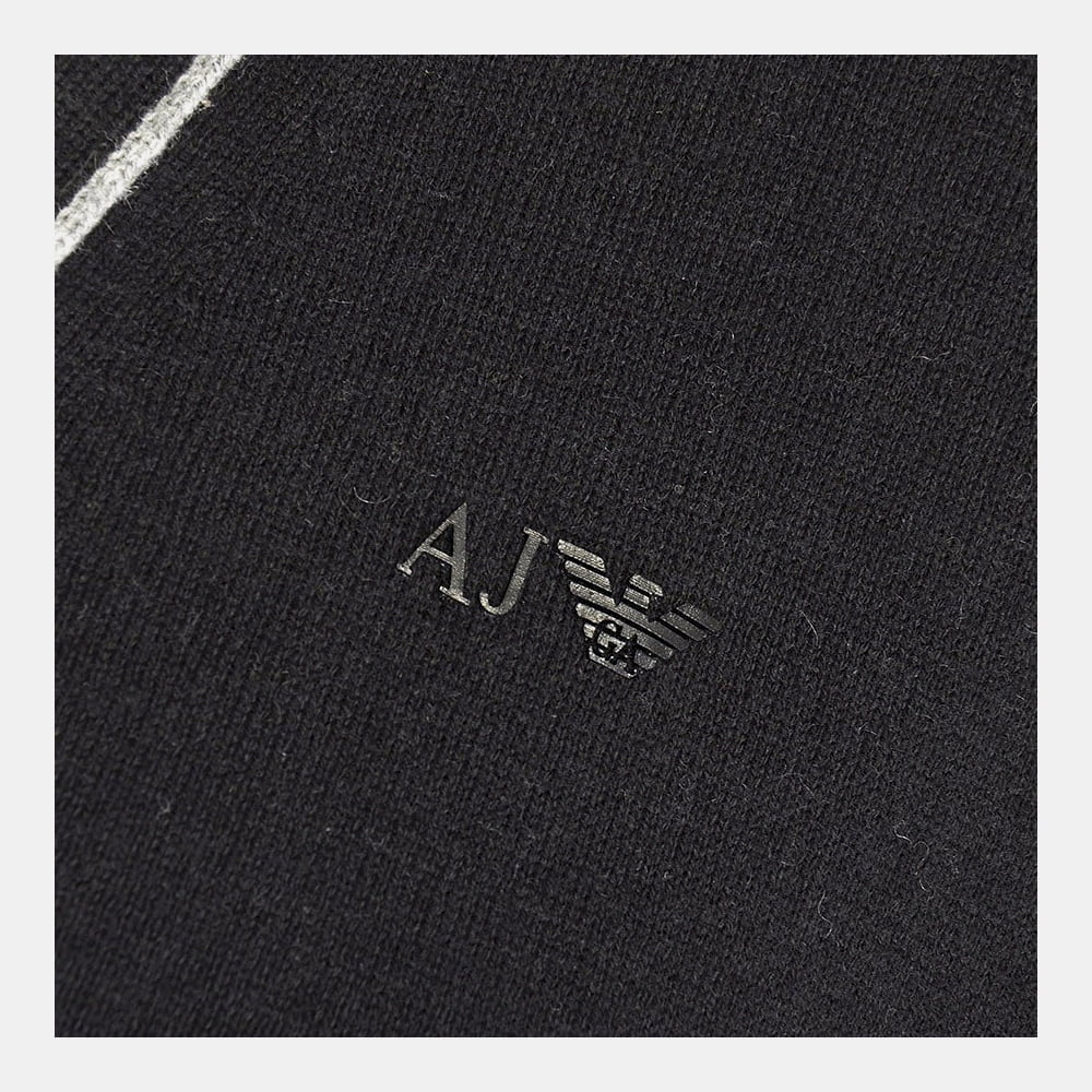 Armani Malha Sweater B6w31 Vb Black Preto Shot3
