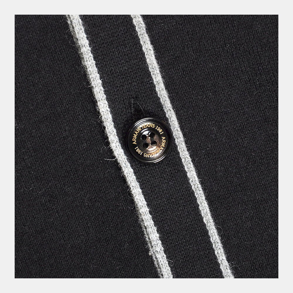 Armani Malha Sweater B6w31 Vb Black Preto Shot5