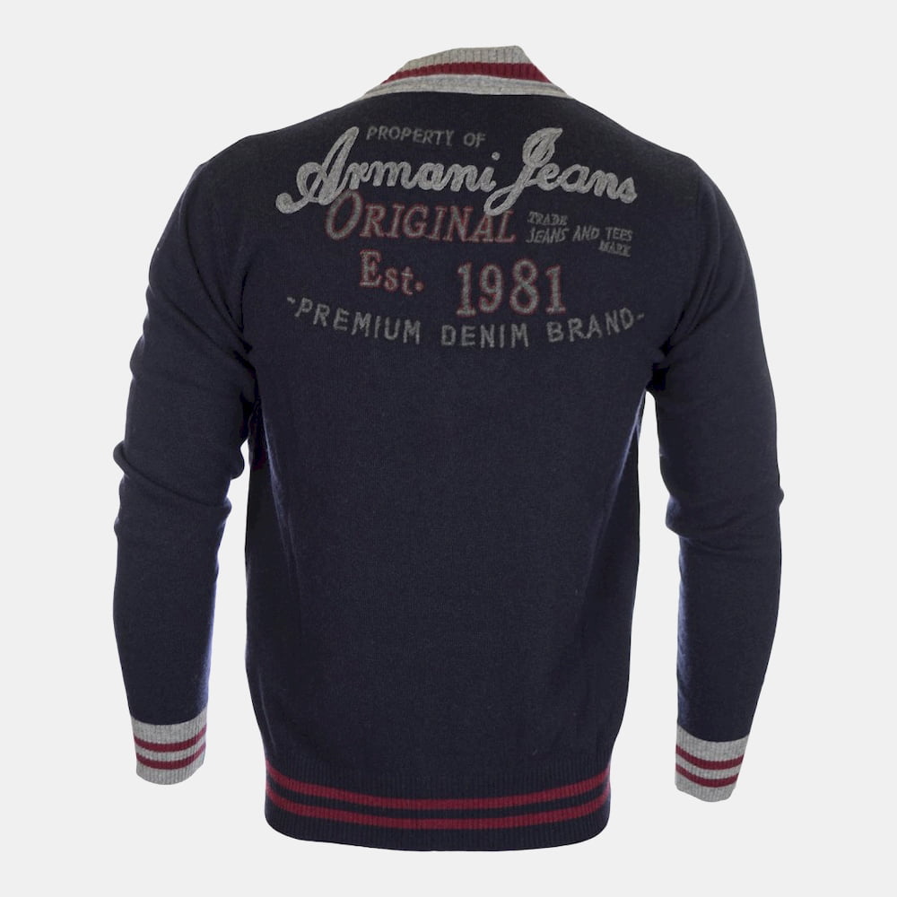 Armani Malha Sweater U6w18 Vr Navy Navy Shot4
