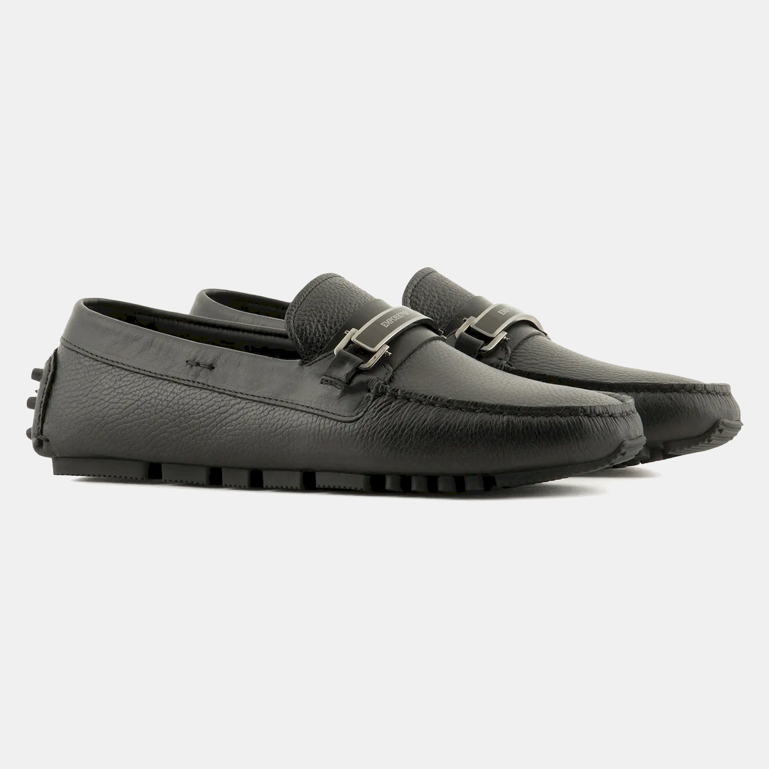Armani Mocassins Loafer X4b151 Xn882 Black Preto_shot1