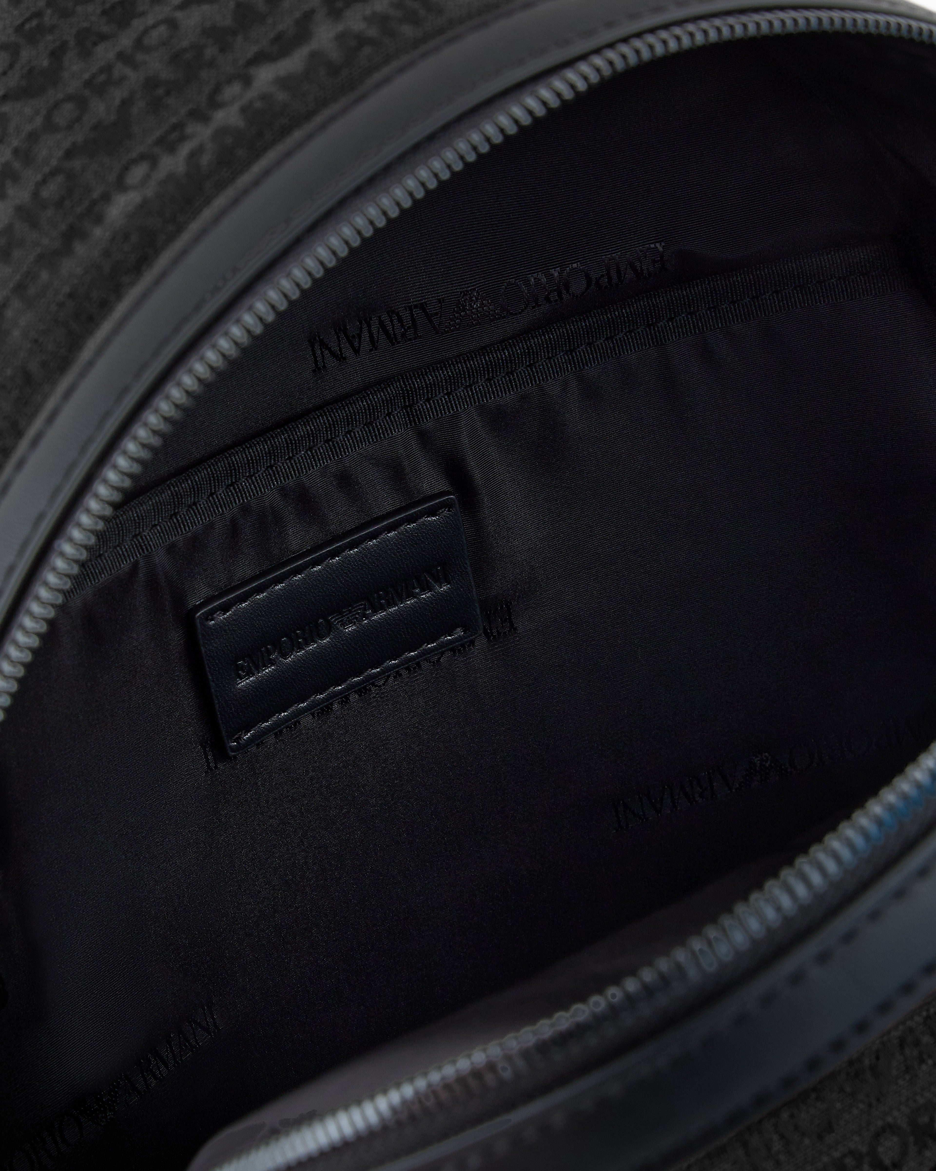 Armani Mochila Backpack Em001209 Af13823 Black Preto_shot1