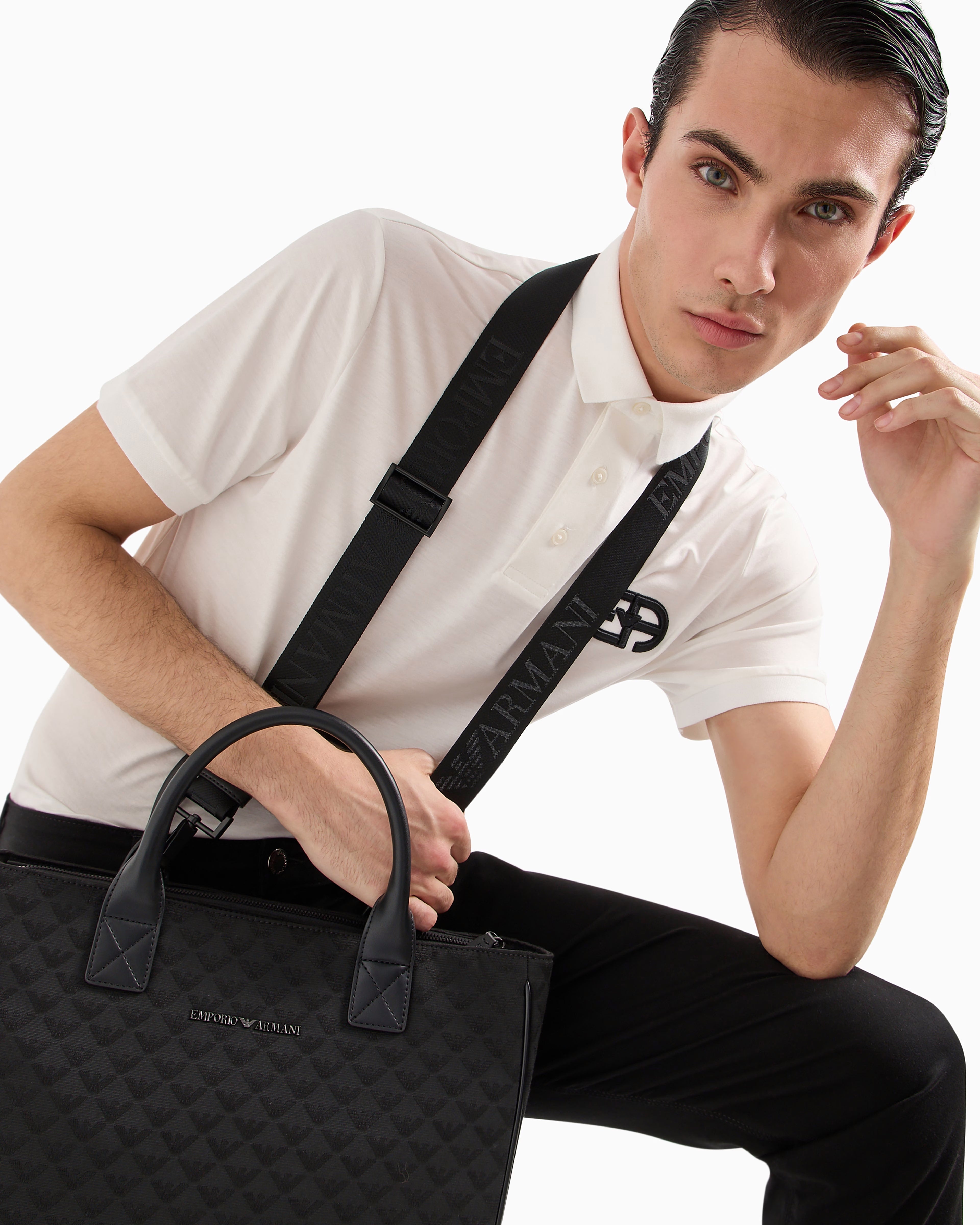 Armani Polo 8n1fb6 1juvz White Branco_shot1