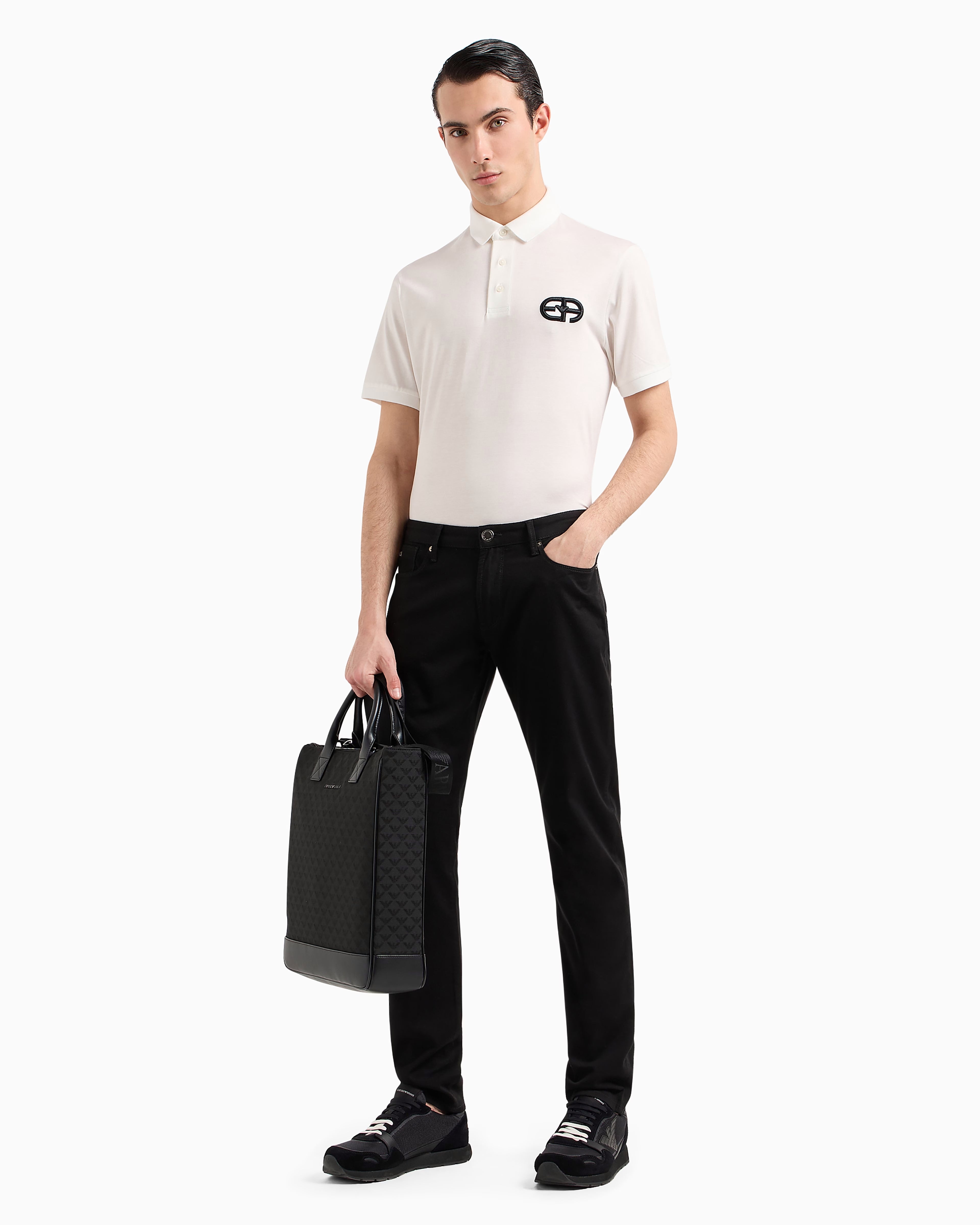 Armani Polo 8n1fb6 1juvz White Branco_shot3