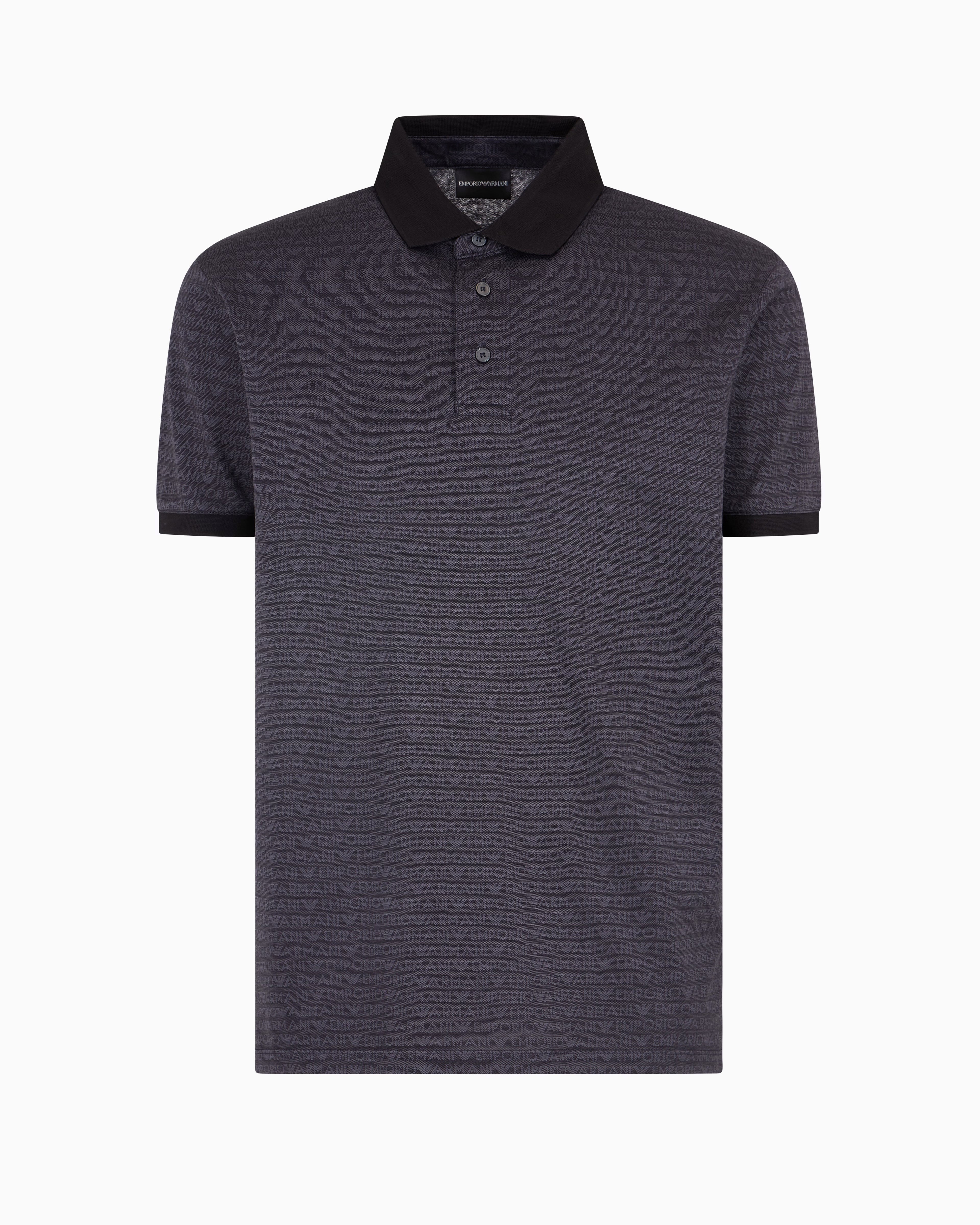 Armani Polo Em000788 Af12916 Black.logo Preto_shot3