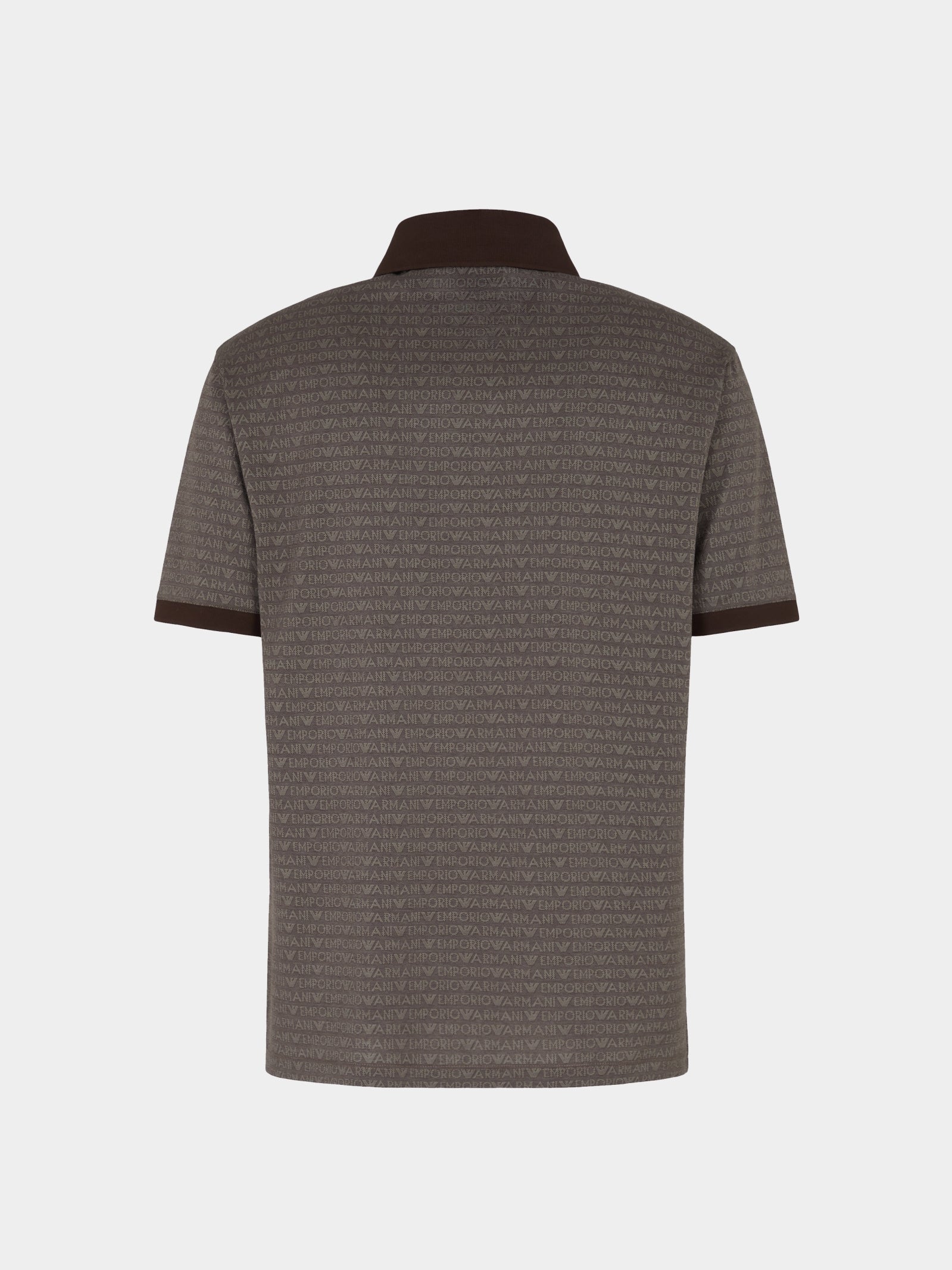 Armani Polo Em000788 Af12916 Brown.logo Castanho_shot1