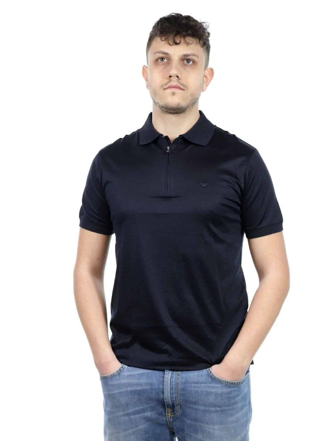 Armani Polo Em001082 Af10017 Navy Navy_shot1